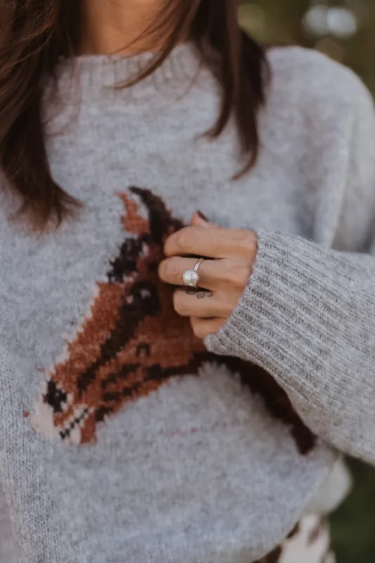 Swan Ring | Pearl sold by Goldie Lew