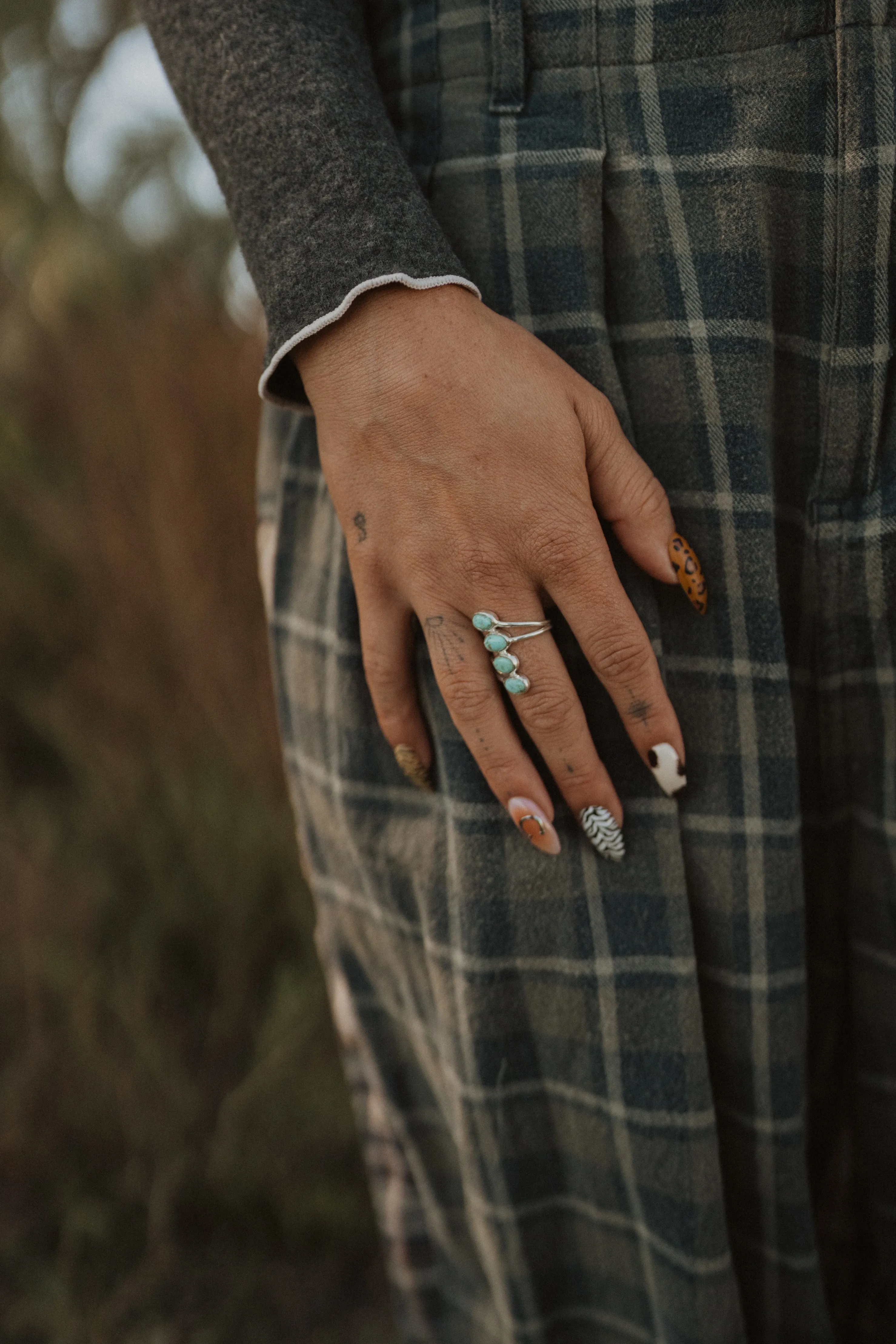 Jeanette Ring | Turquoise sold by Goldie Lew product image thumbnail 2