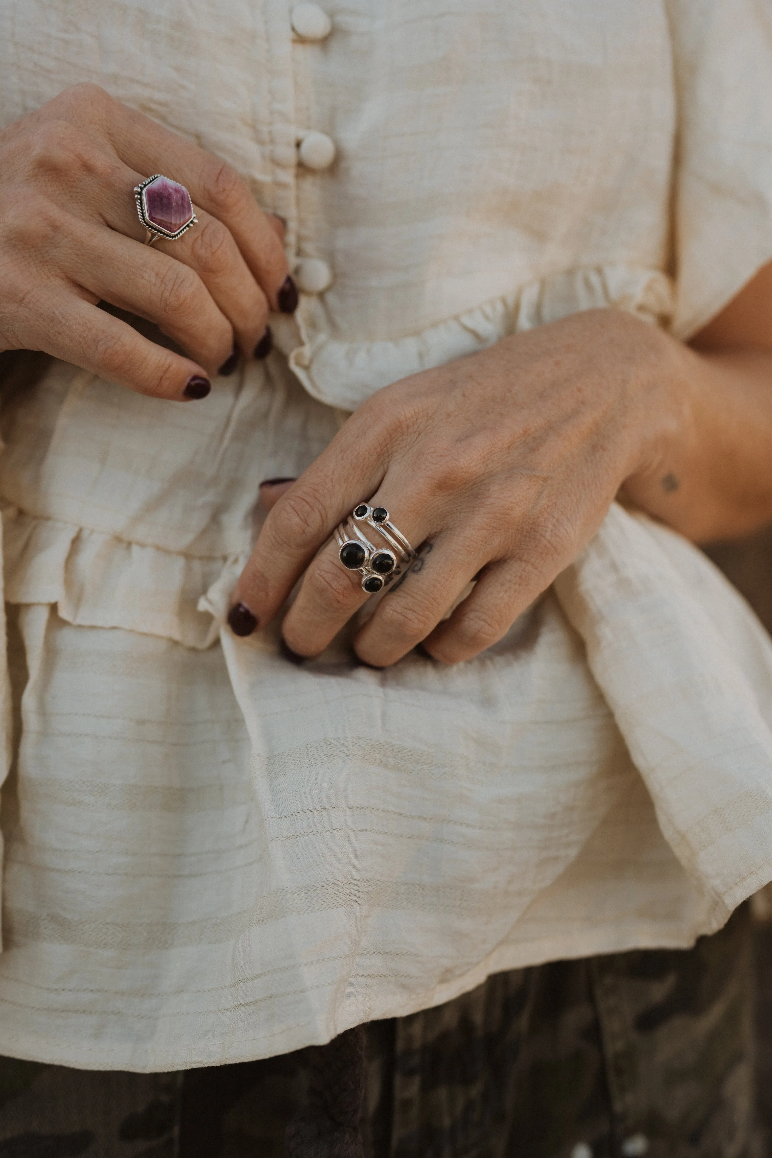 Equinox Ring | Black Onyx sold by Goldie Lew