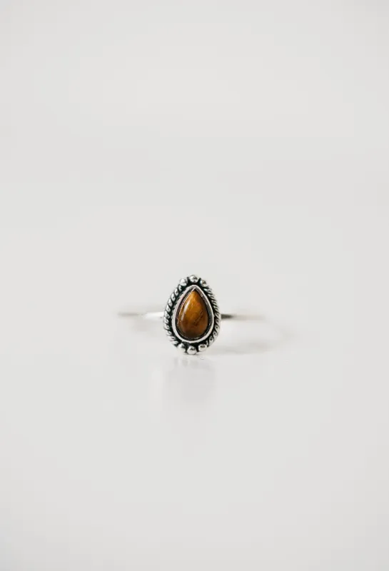 Cripsin Ring | Tiger's Eye sold by Goldie Lew