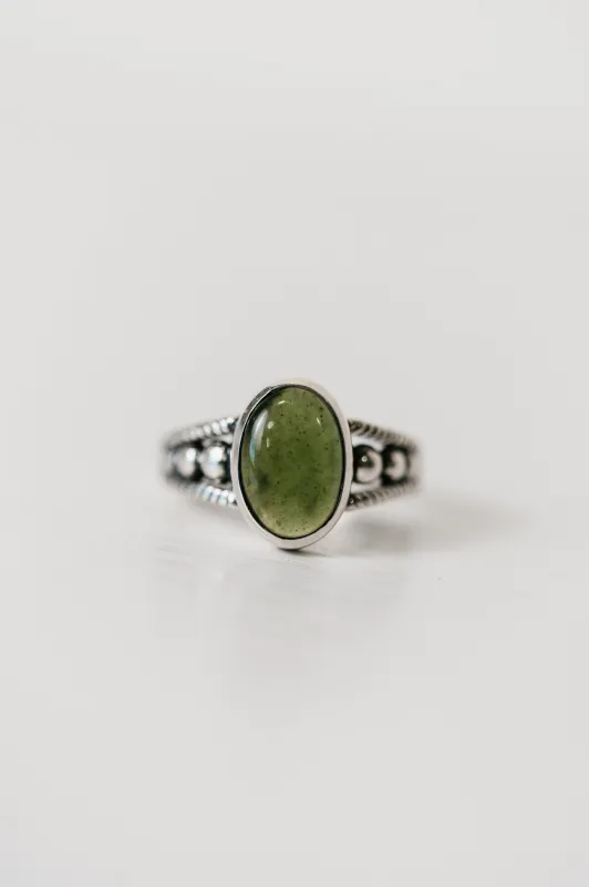 Wynna Ring | Nephrite Jade sold by Goldie Lew