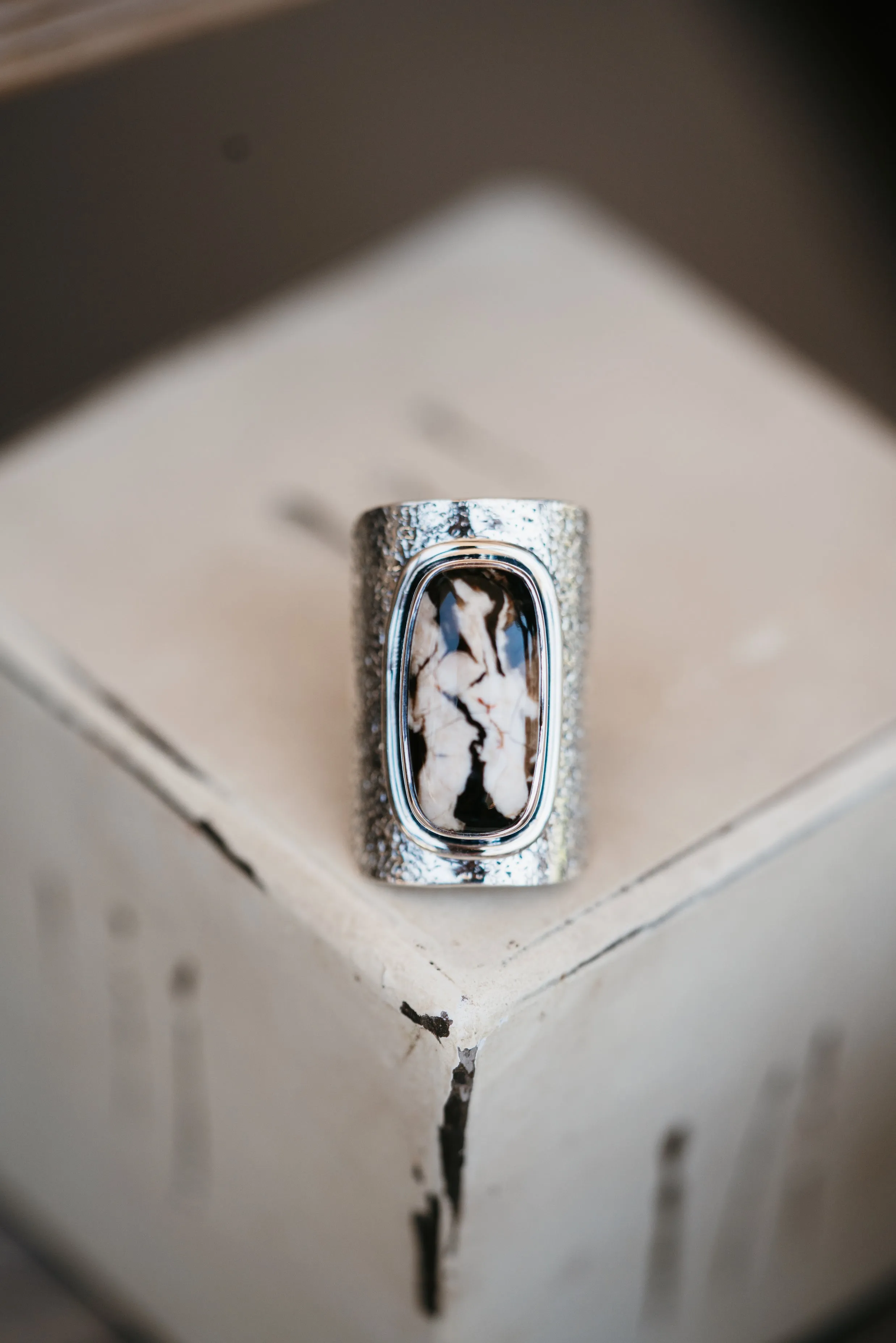 Saylor Ring | Peanutwood Jasper sold by Goldie Lew