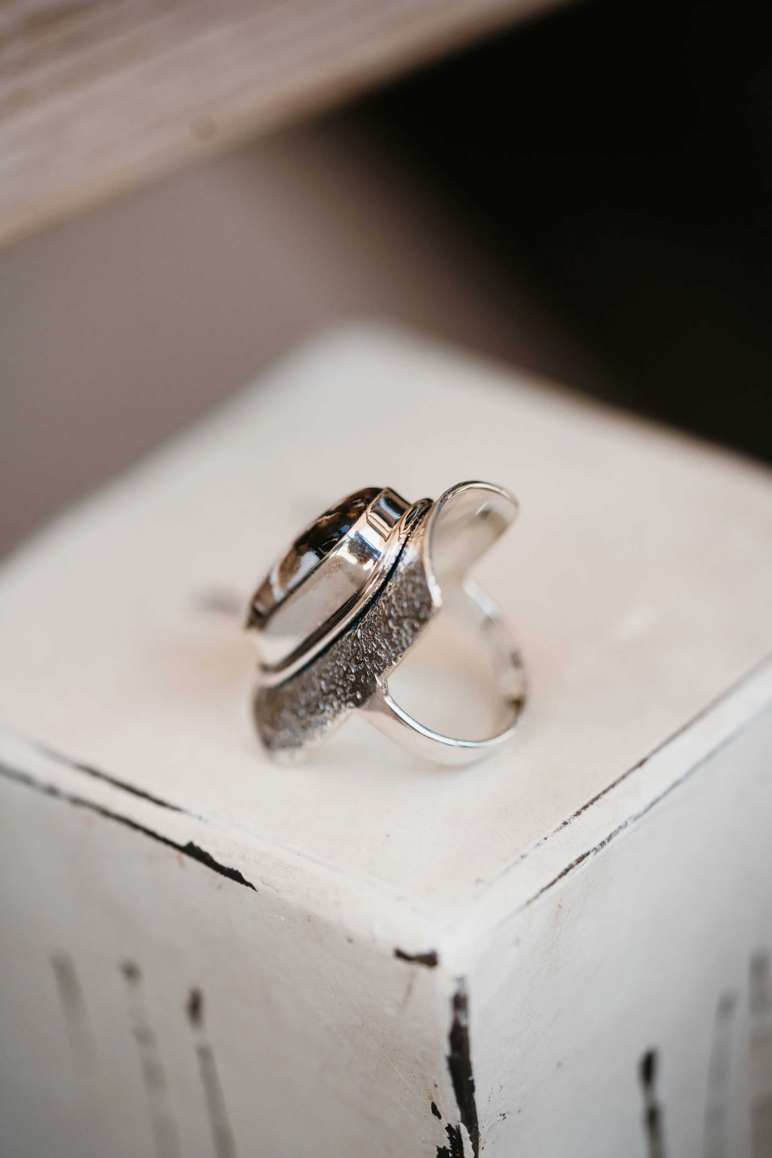 Saylor Ring | Peanutwood Jasper sold by Goldie Lew product image thumbnail 4