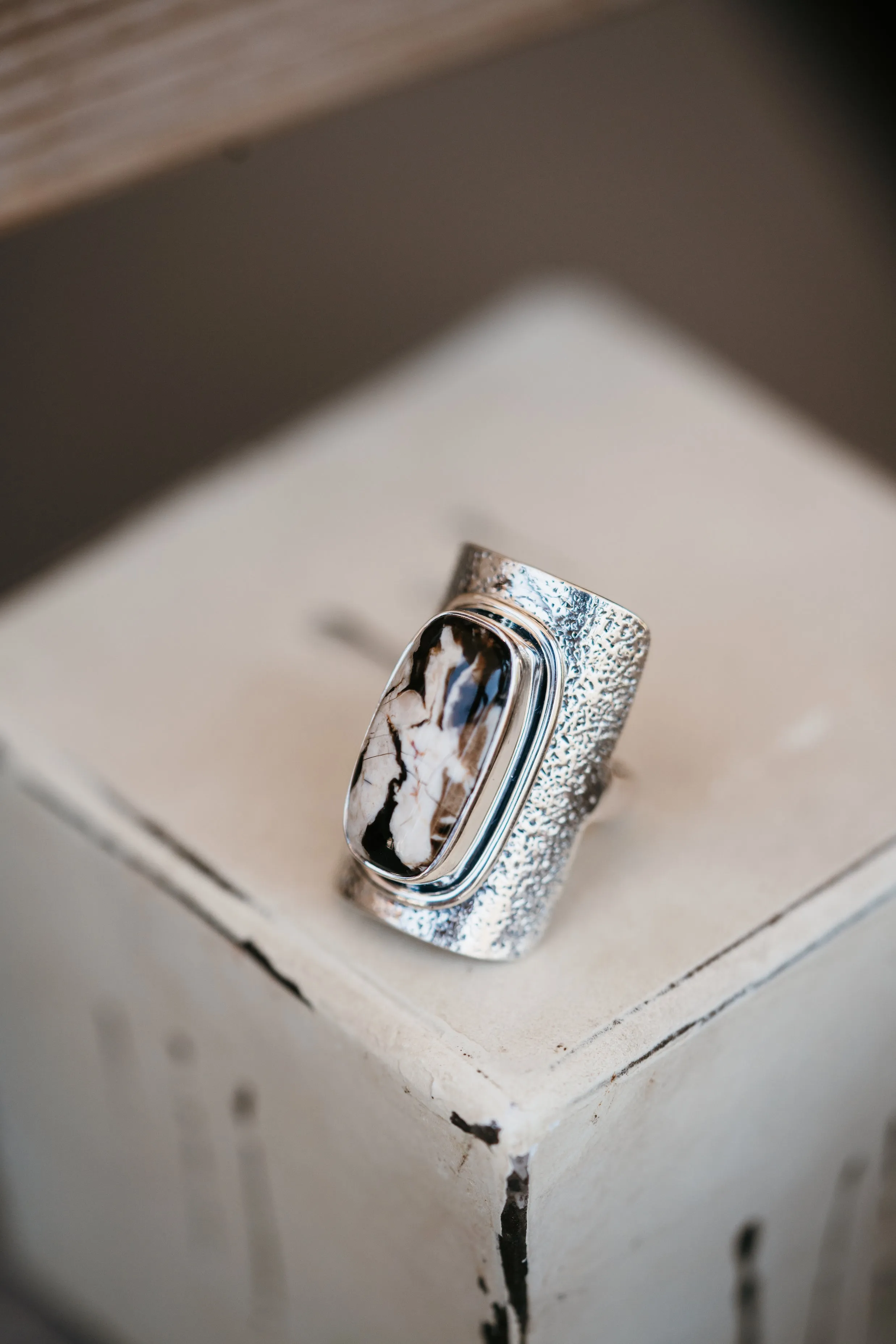 Saylor Ring | Peanutwood Jasper sold by Goldie Lew product image thumbnail 2