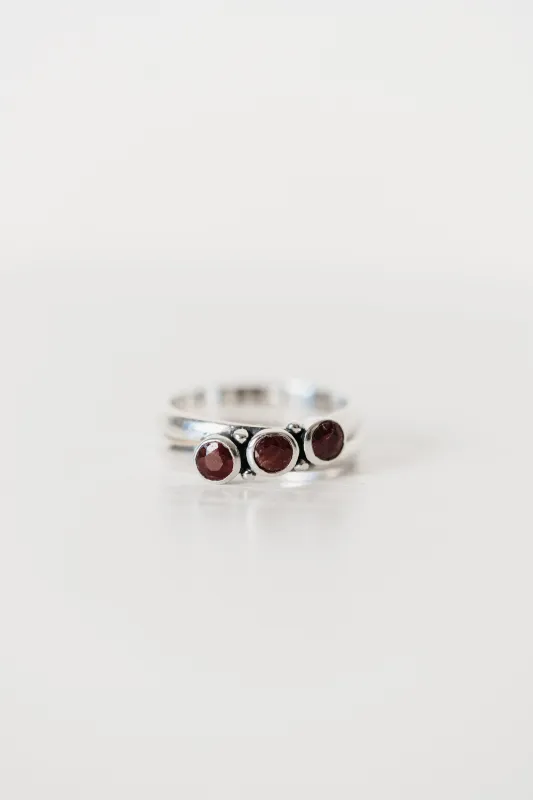 Zara Ring | Ruby sold by Goldie Lew