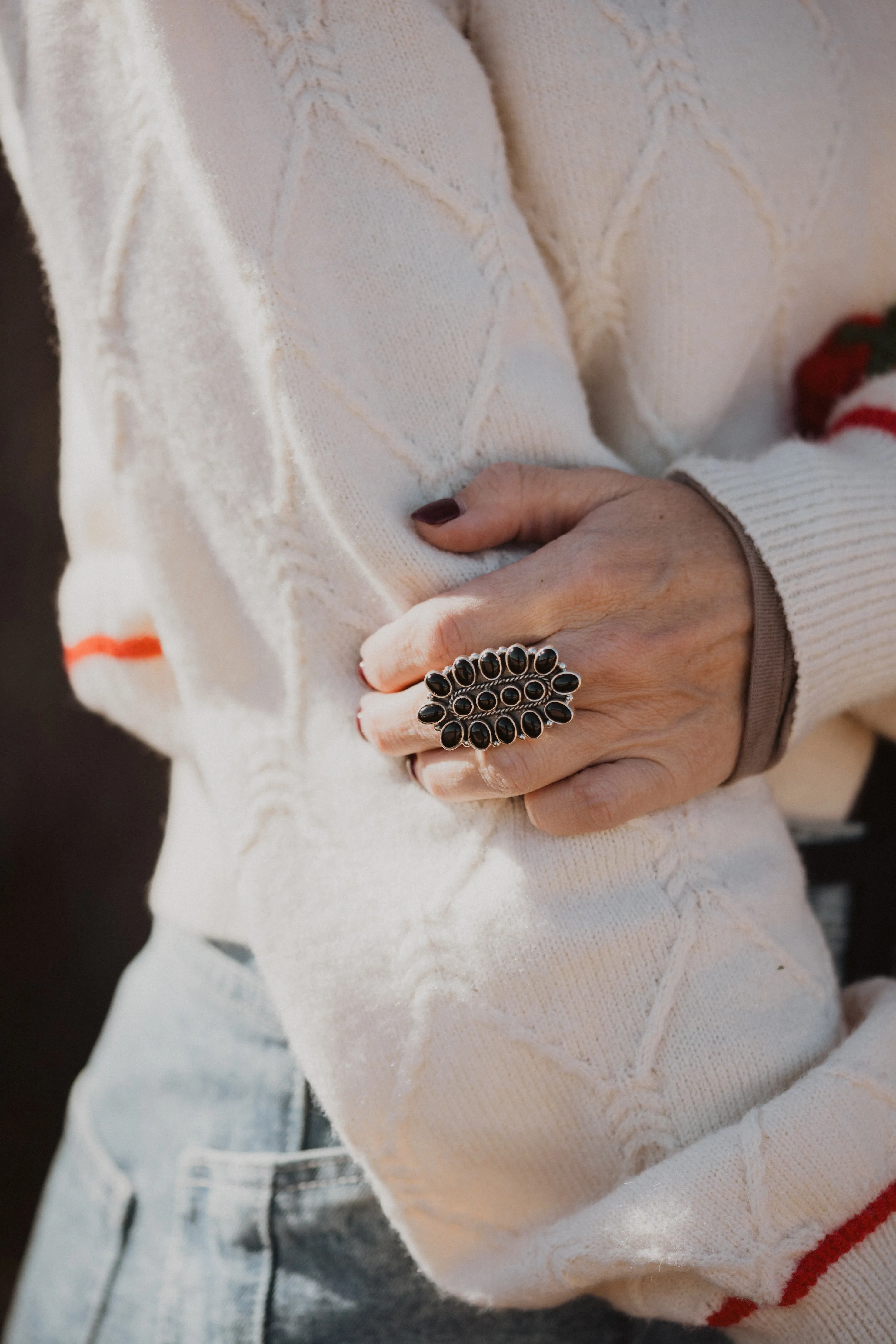 Statler Ring | Black Onyx sold by Goldie Lew
