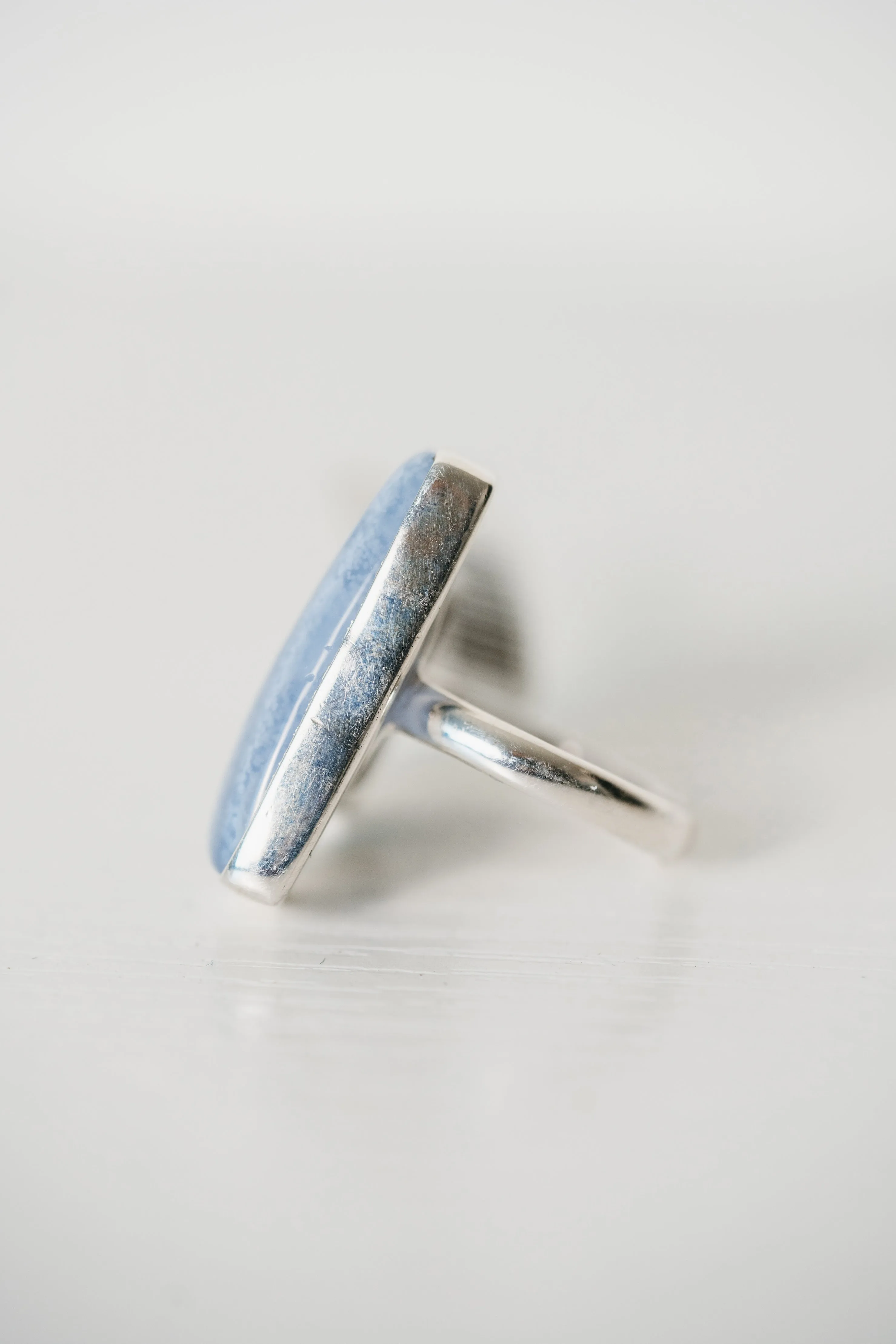 Randy Ring | Blue Lace Agate + Kynite sold by Goldie Lew product image thumbnail 3