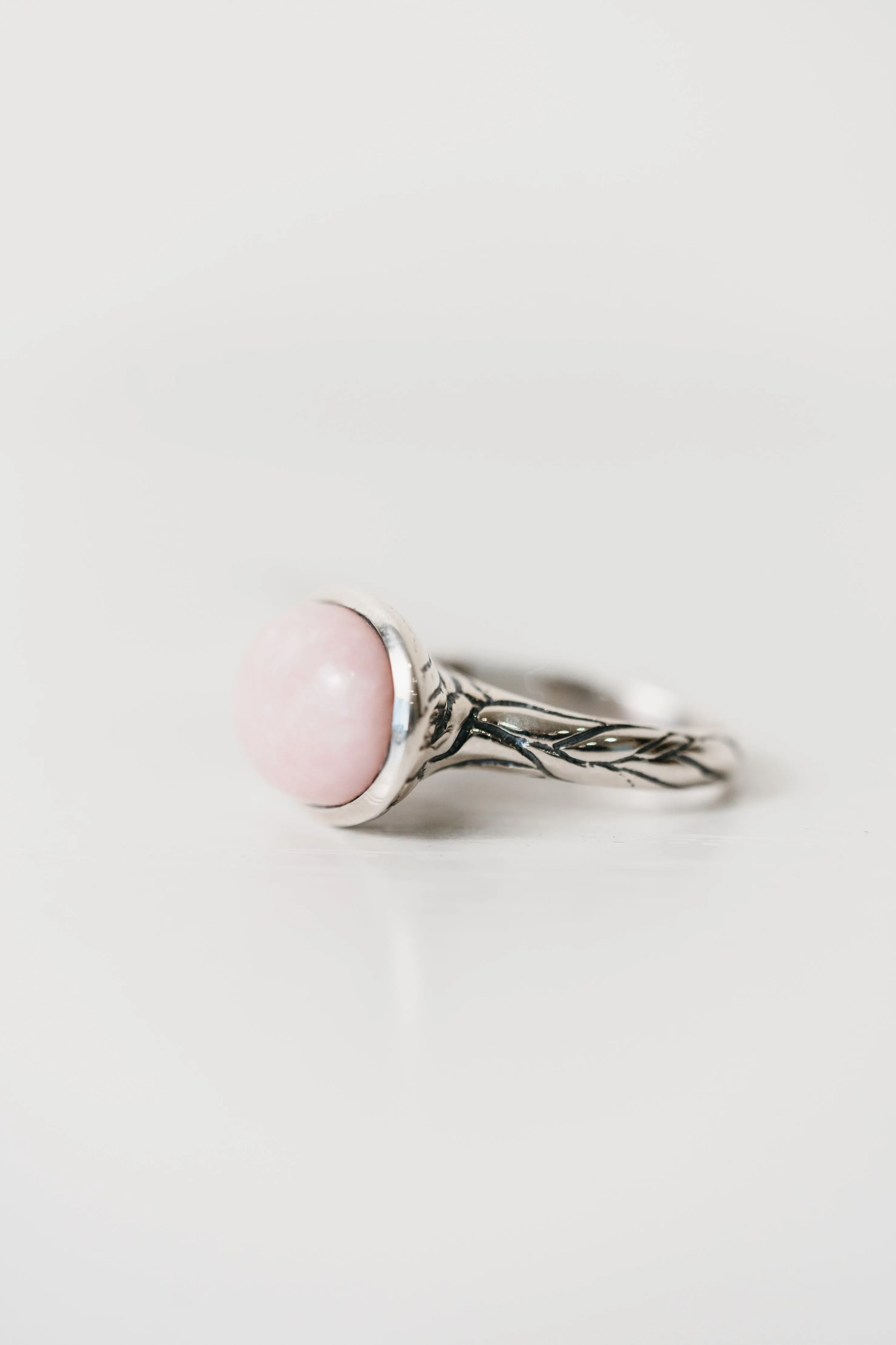 Soho Ring | Pink Opal sold by Goldie Lew product image thumbnail 3