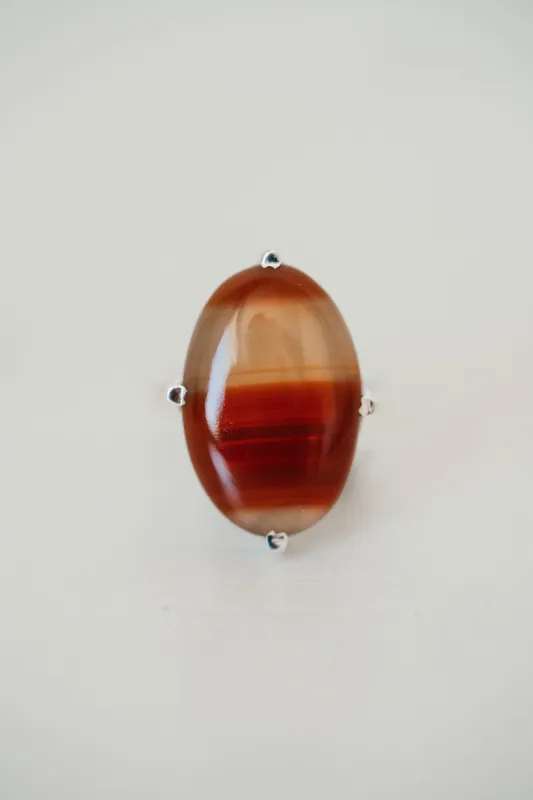 Faith Ring | Condor Agate sold by Goldie Lew