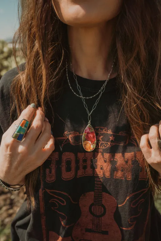 Red Roses Necklace sold by Goldie Lew