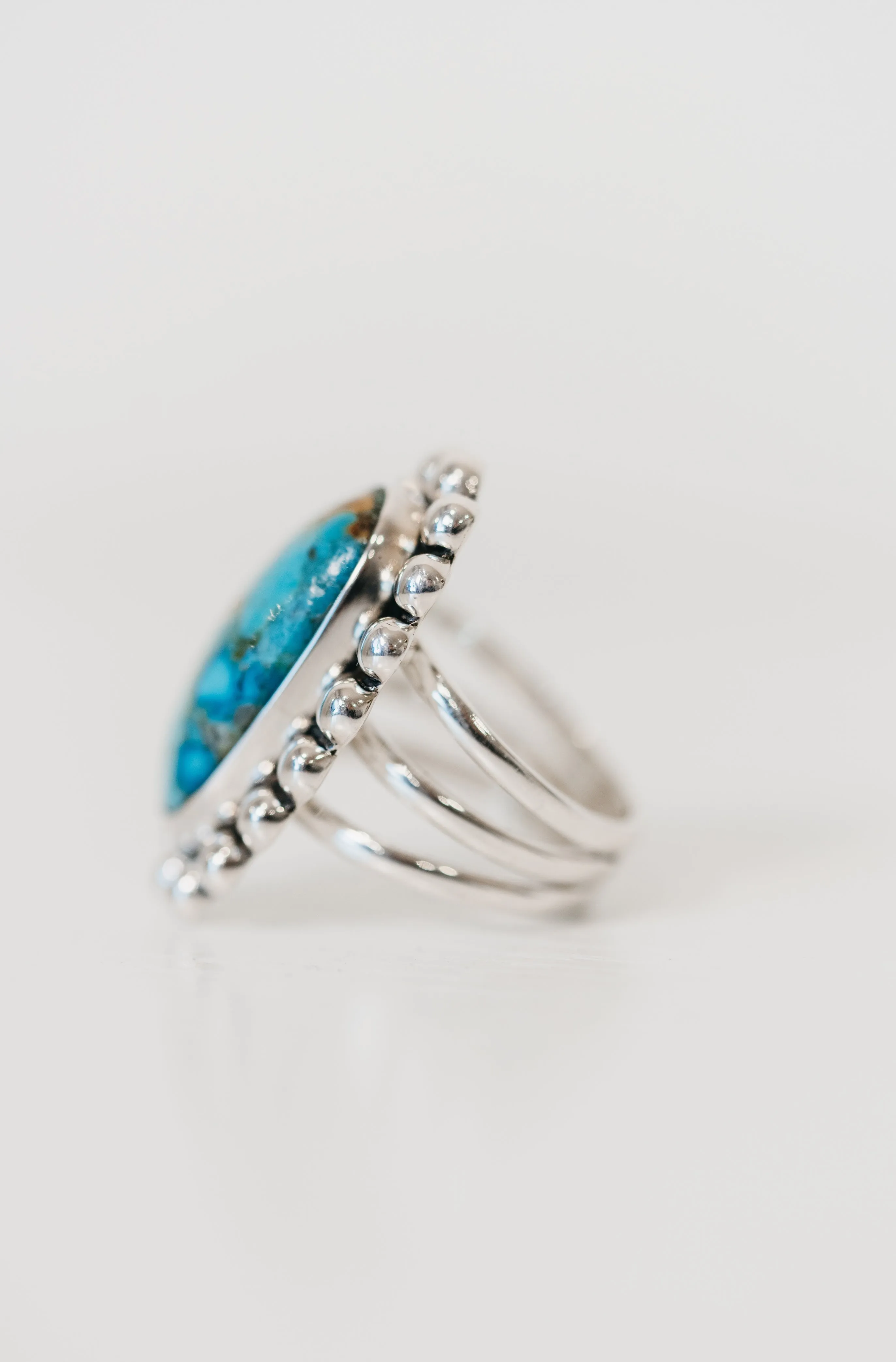 Lonestar Ring | Turquoise sold by Goldie Lew product image thumbnail 5