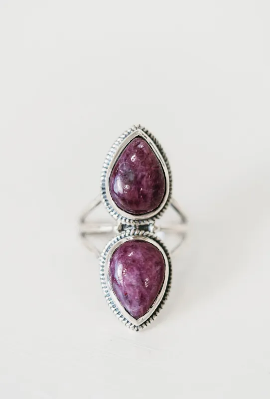 Everly Ring | Ruby sold by Goldie Lew
