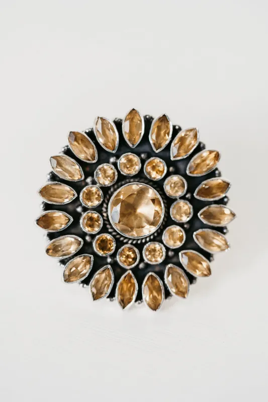 LeAnn Ring | Gold Citrine sold by Goldie Lew