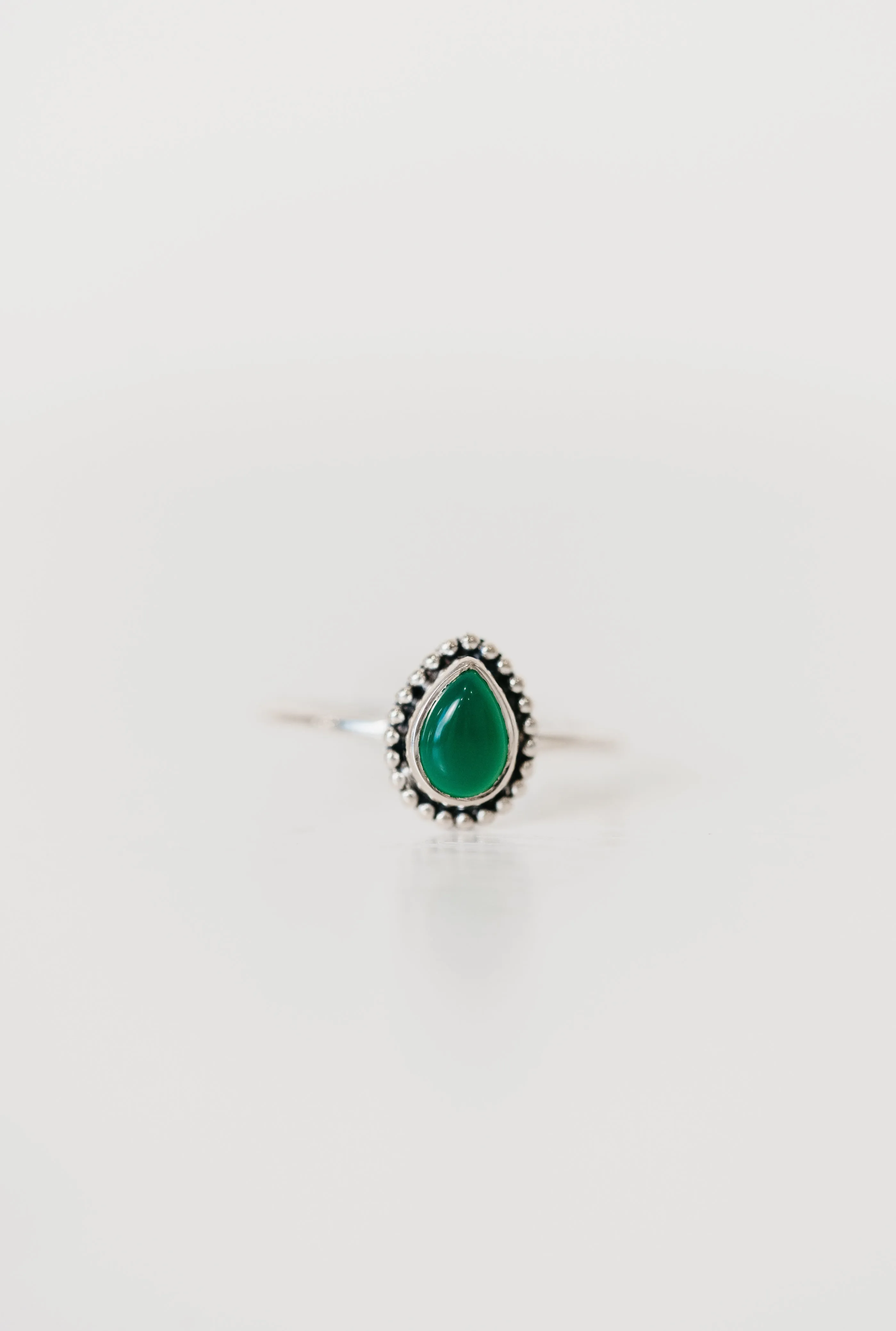 Cambridge Ring | Green Onyx sold by Goldie Lew product image thumbnail 2