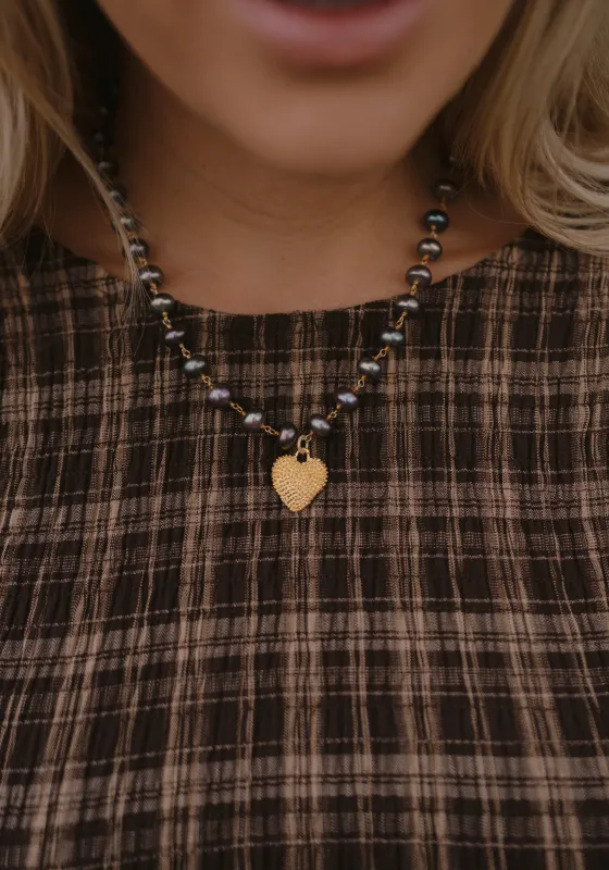 Purple Hearts Necklace sold by Goldie Lew