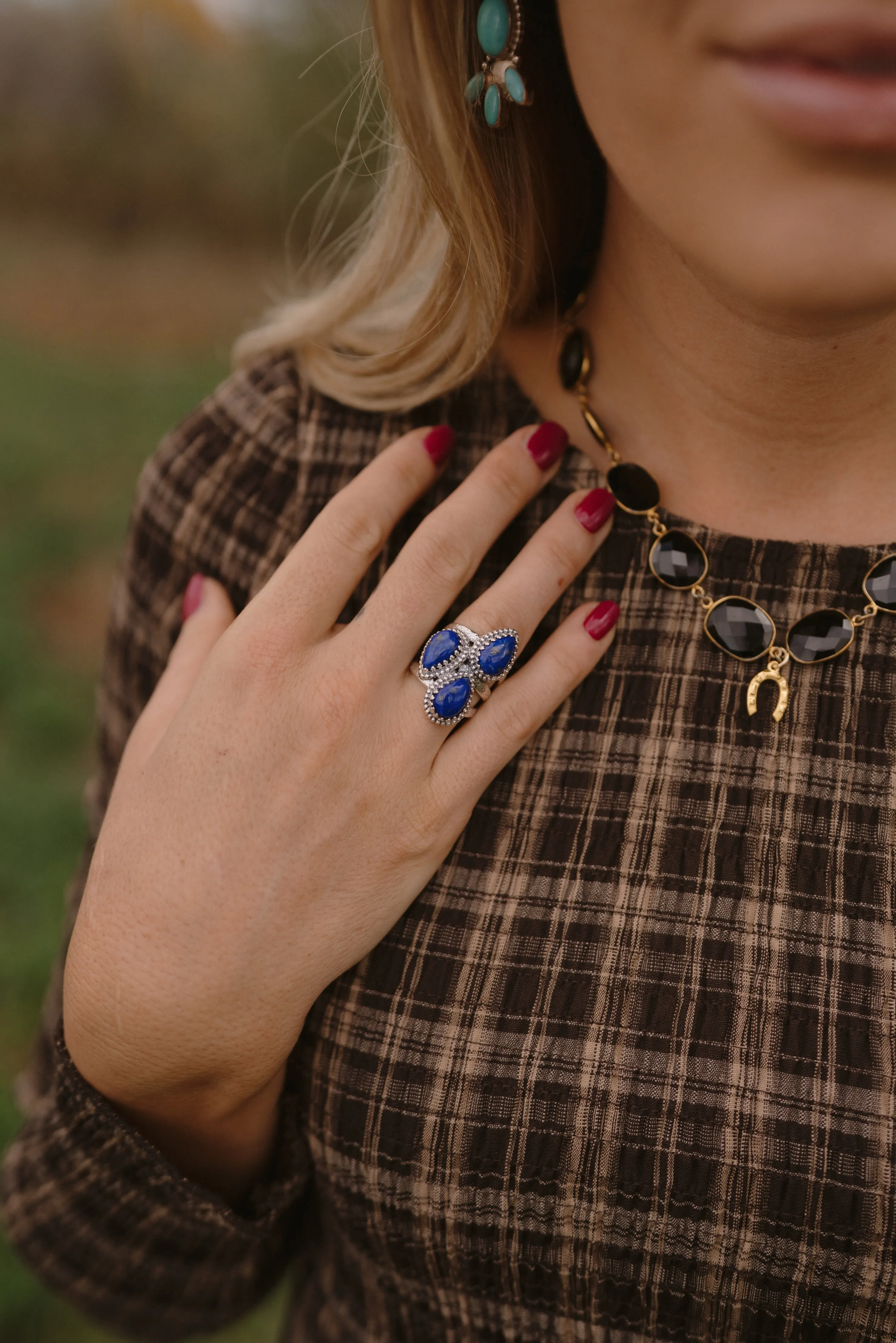 Orleans Ring | Blue Lapis sold by Goldie Lew