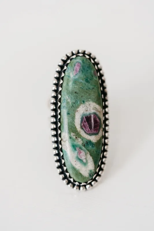 Shelly Ring | Ruby Zoisite sold by Goldie Lew