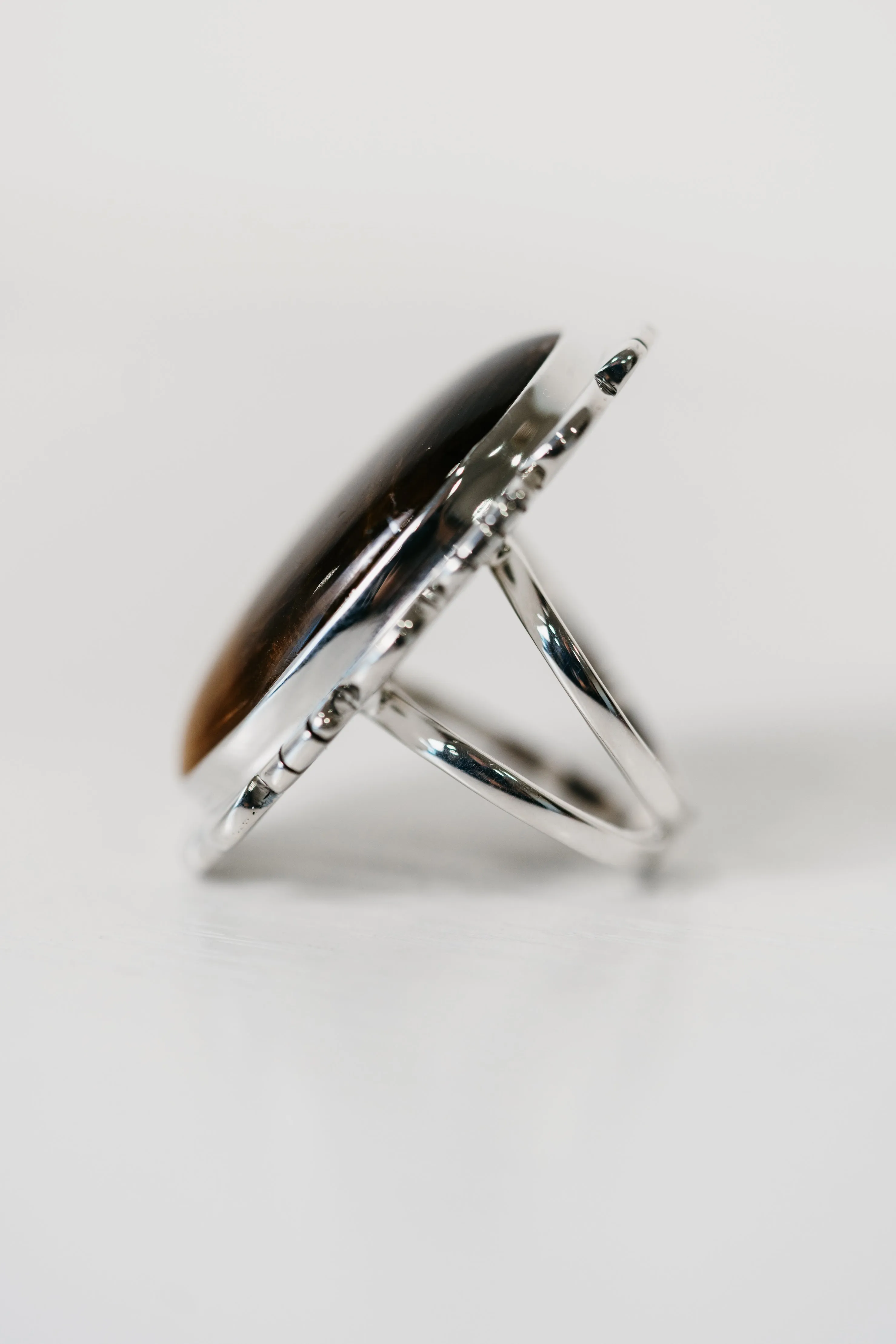 Xenia Ring | Tiger's Eye sold by Goldie Lew product image thumbnail 3