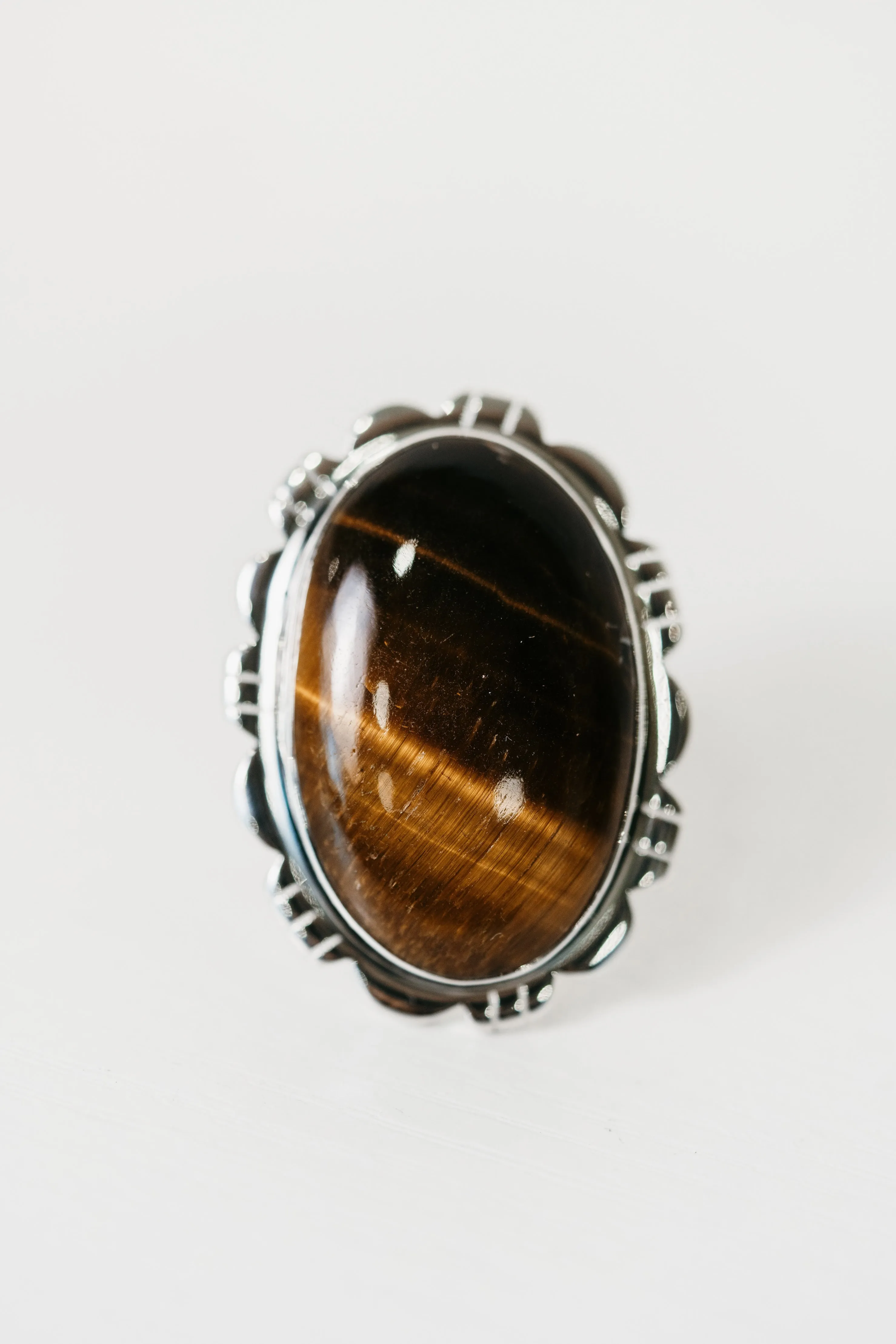 Xenia Ring | Tiger's Eye sold by Goldie Lew product image thumbnail 2