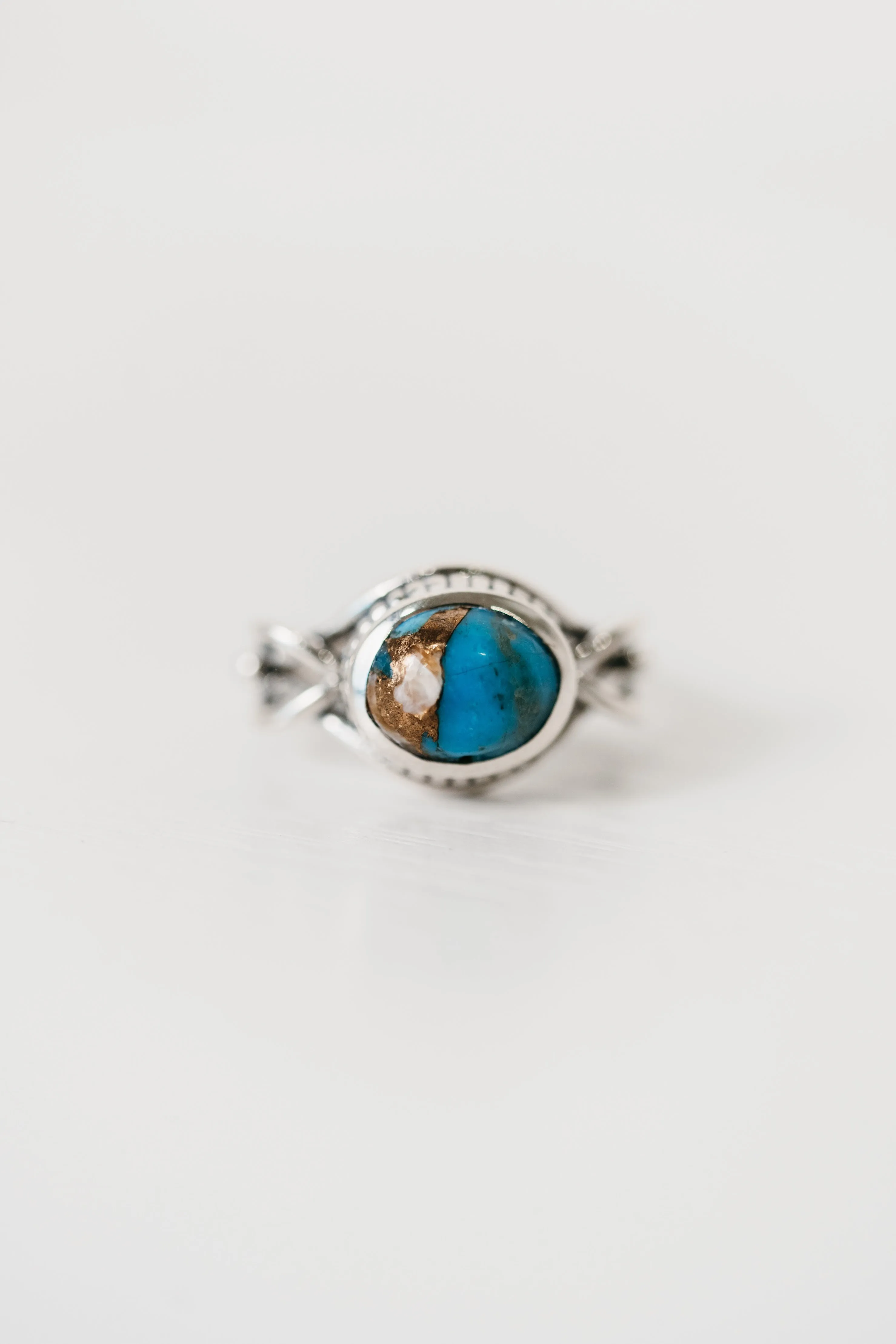 Virginia Ring | Spiny Turquoise sold by Goldie Lew product image thumbnail 2