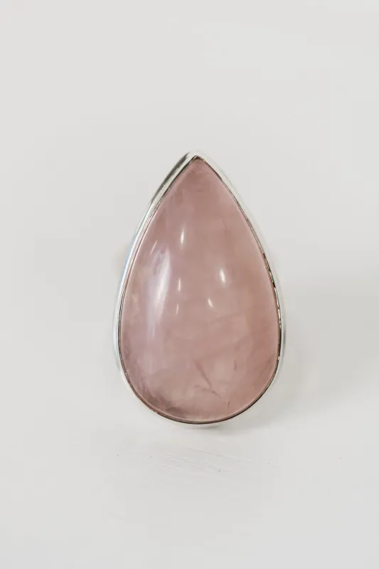 Rosemead Ring | Rose Quartz sold by Goldie Lew