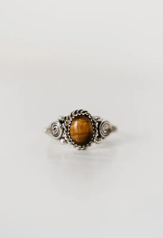 Vista Ring | Tiger's Eye sold by Goldie Lew