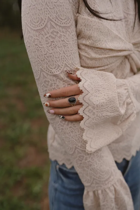 Tasmin Ring | Black Onyx sold by Goldie Lew