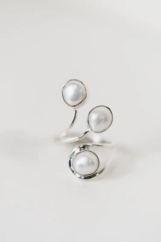 Effie Ring | Pearl sold by Goldie Lew