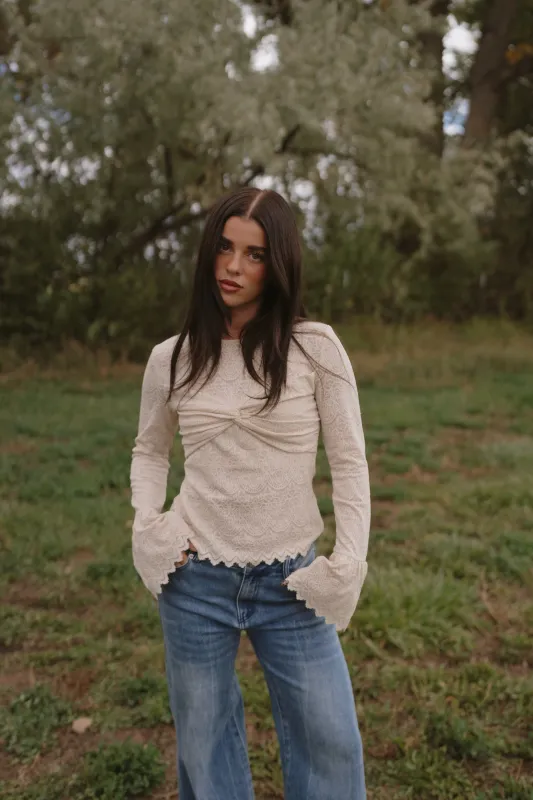 Joyful Lace Top sold by Goldie Lew