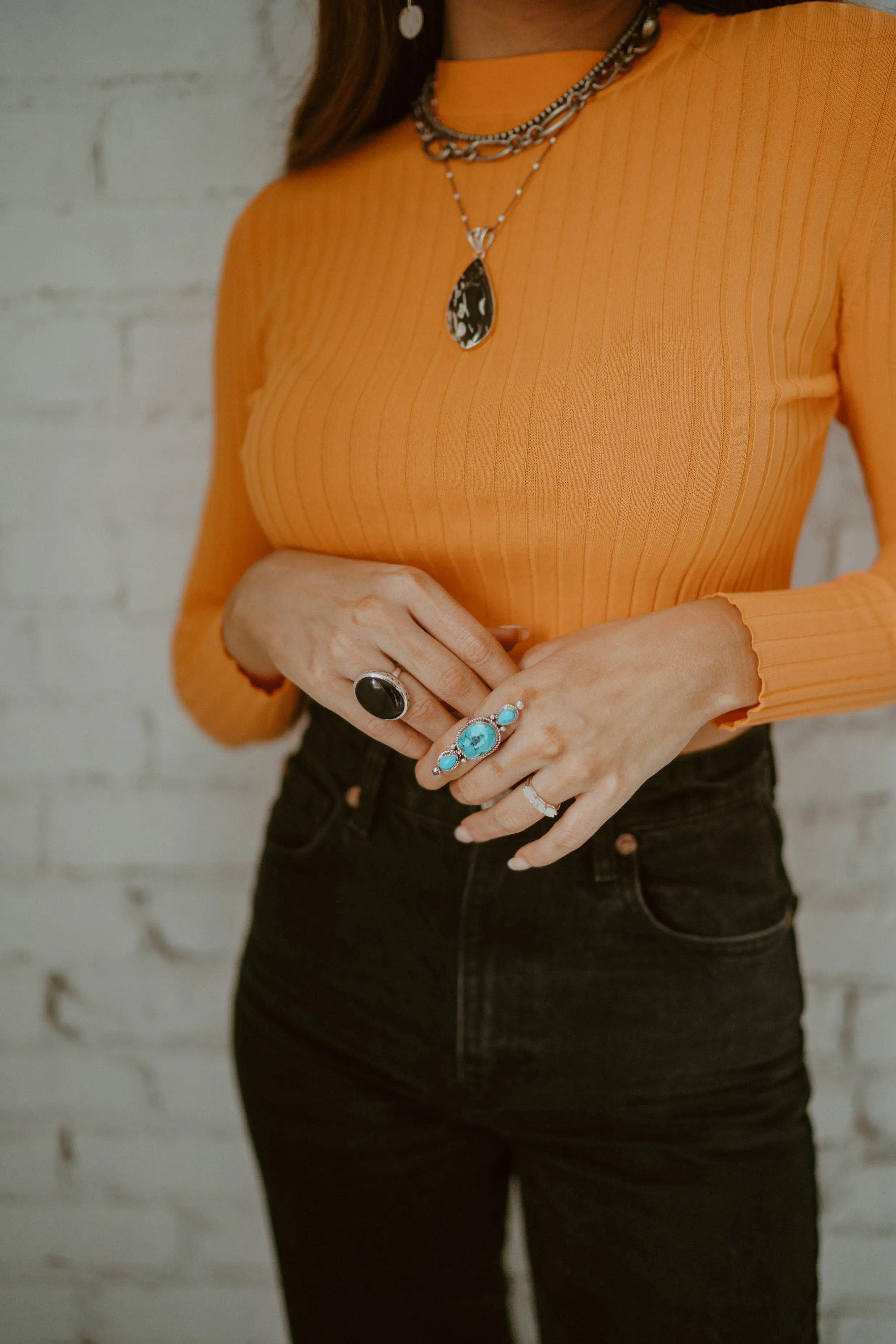 Rocky Ring | Black Onyx sold by Goldie Lew product image thumbnail 4