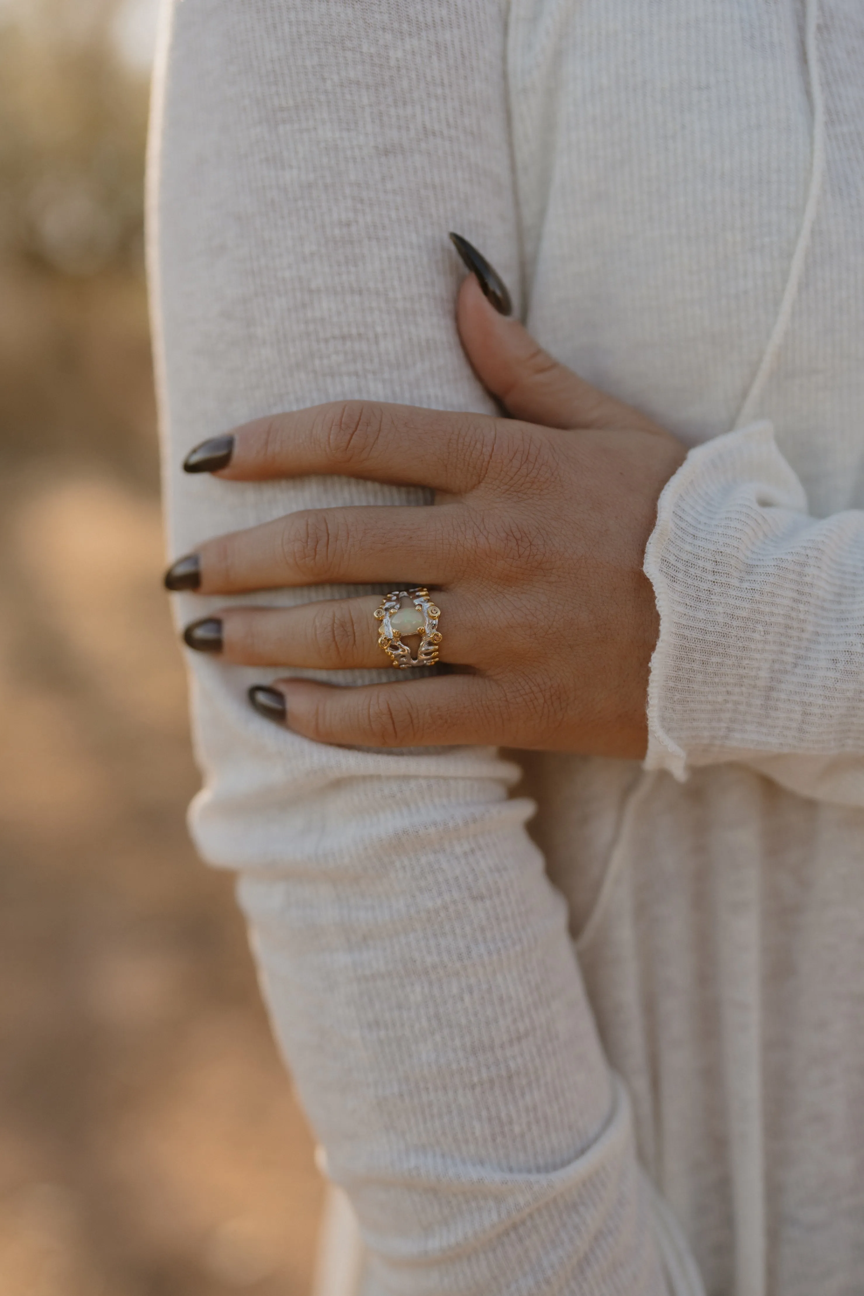 Pippa Ring | Ethiopian Opal sold by Goldie Lew product image thumbnail 2