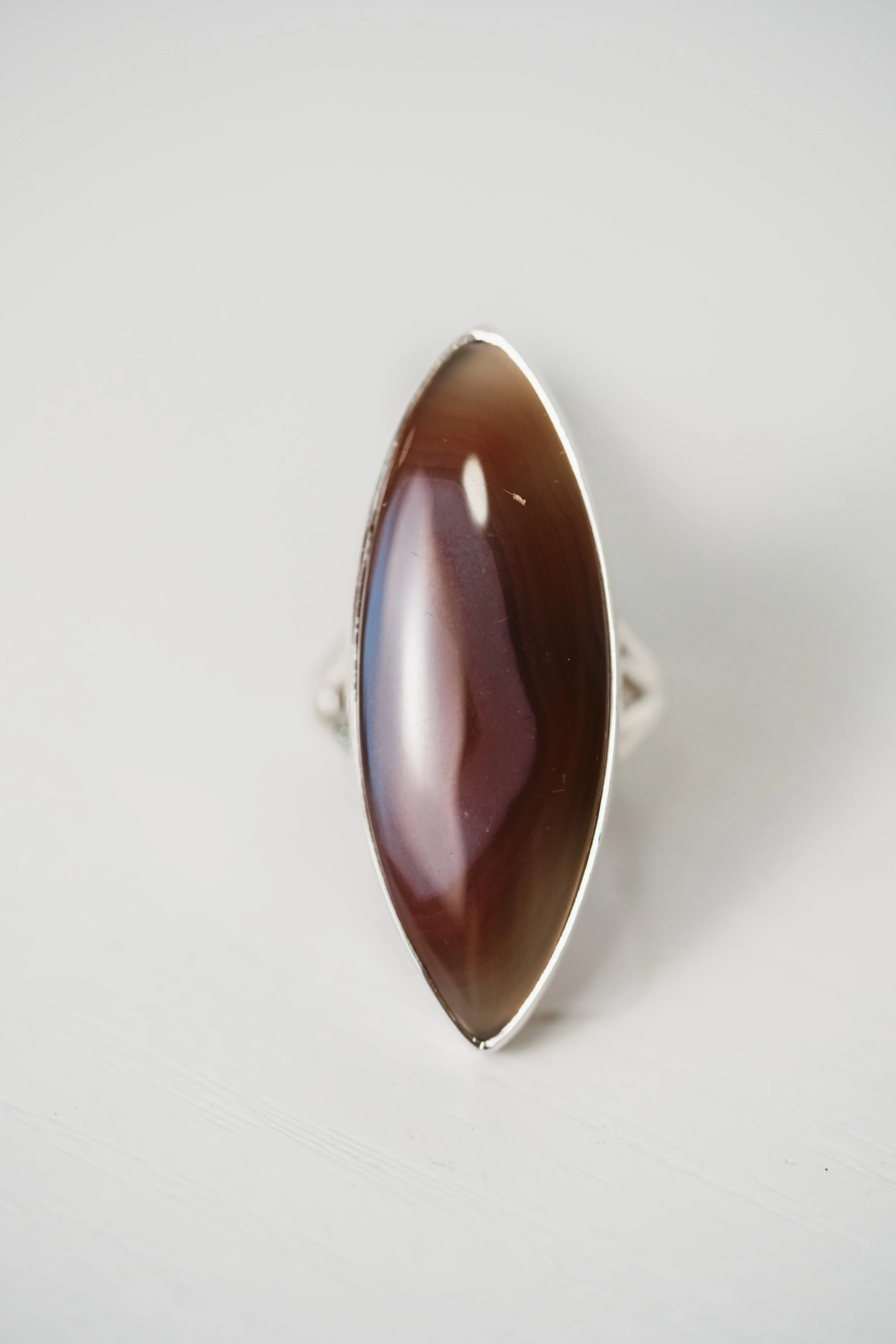 Aislynn Ring | Botswana Agate sold by Goldie Lew product image thumbnail 5