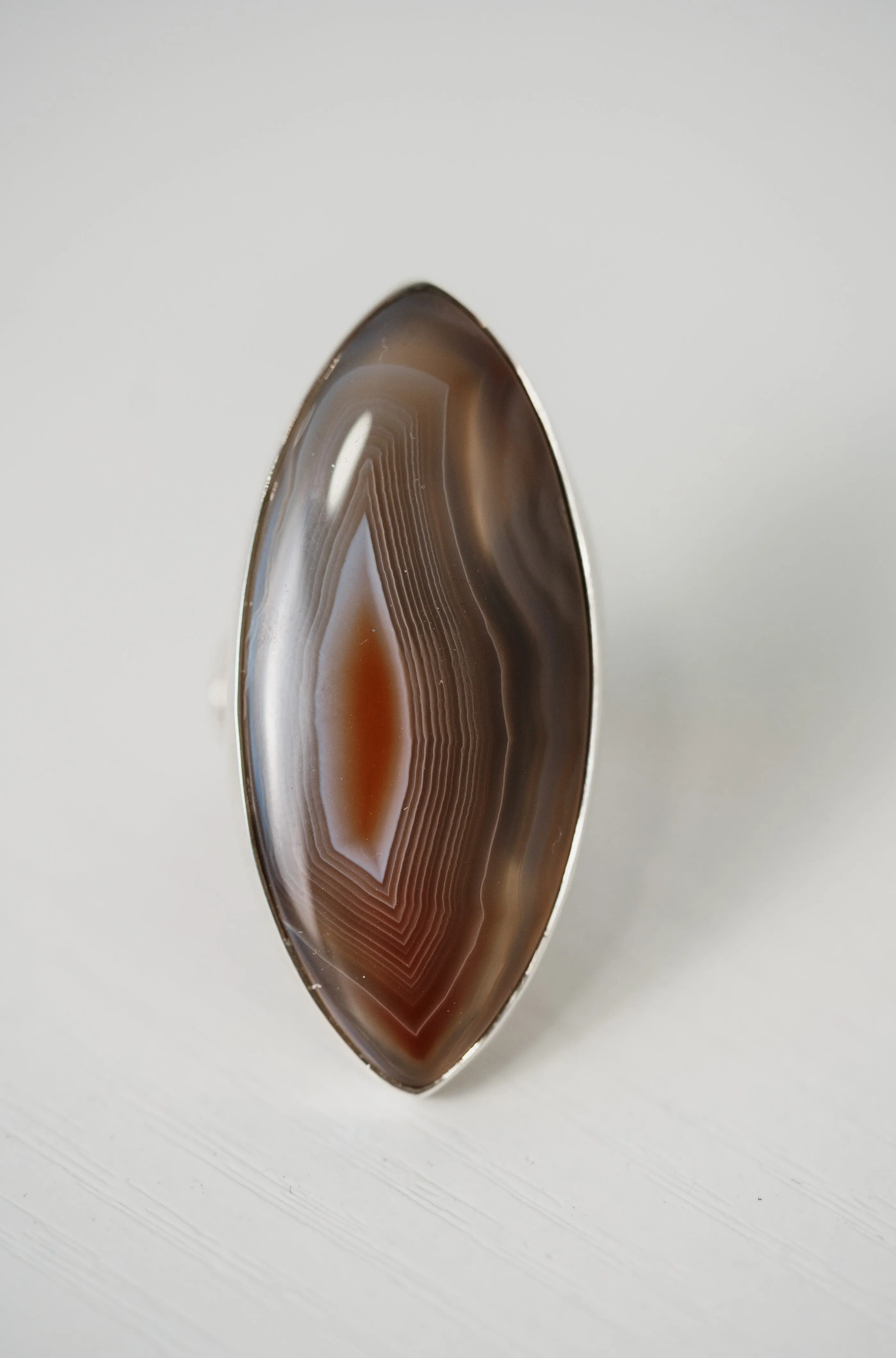 Aislynn Ring | Botswana Agate sold by Goldie Lew product image thumbnail 4