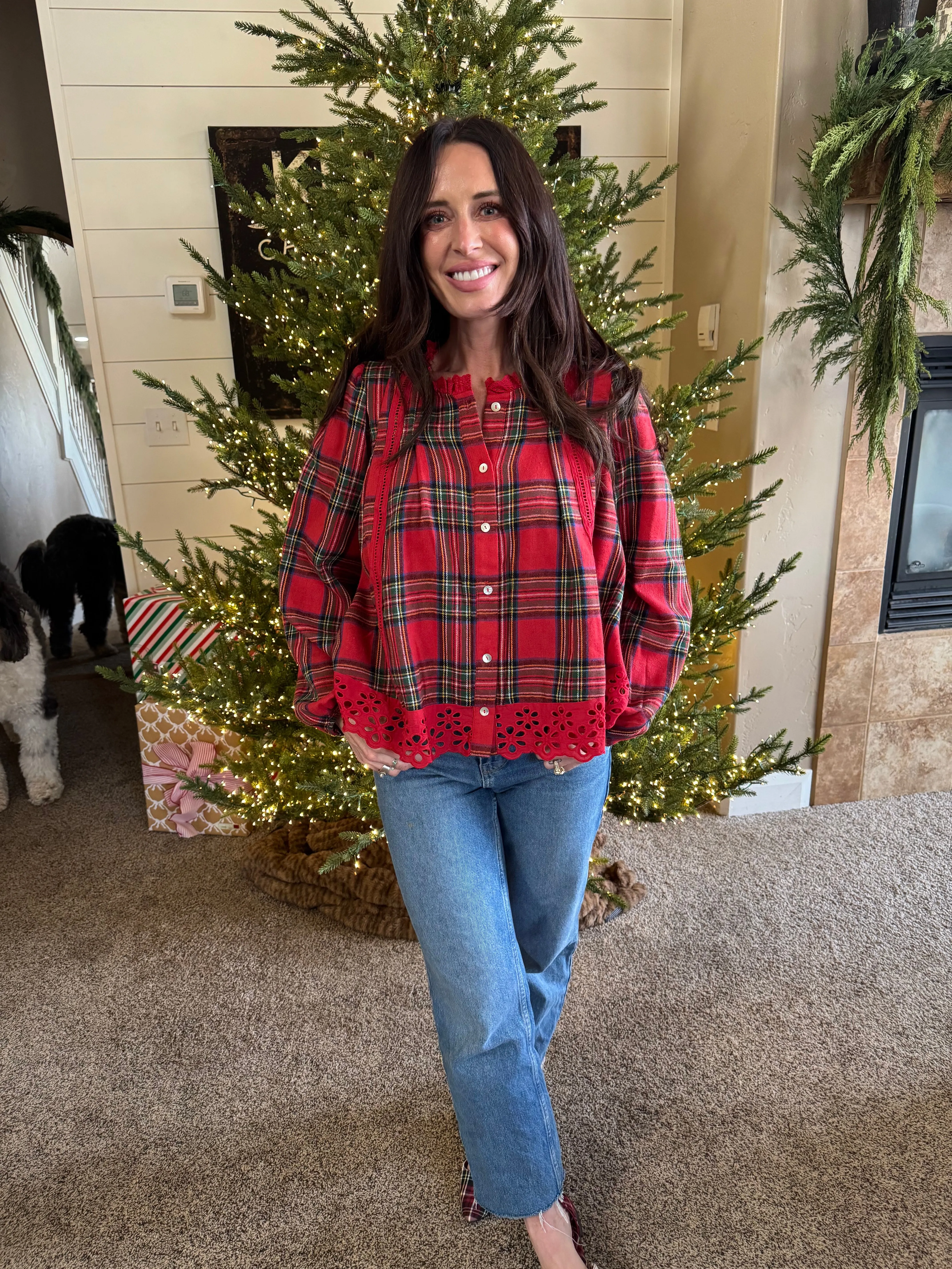 Very Merry Blouse sold by Goldie Lew