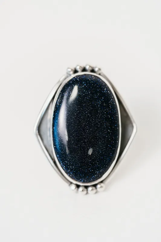 Jenni Kait Ring | Blue Sun Sitara sold by Goldie Lew