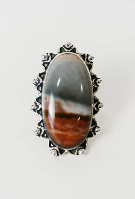 Arbor Ring | Polychrome Jasper sold by Goldie Lew