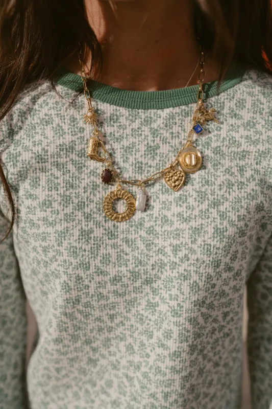Love Love Charm Necklace made by Goldie Lew