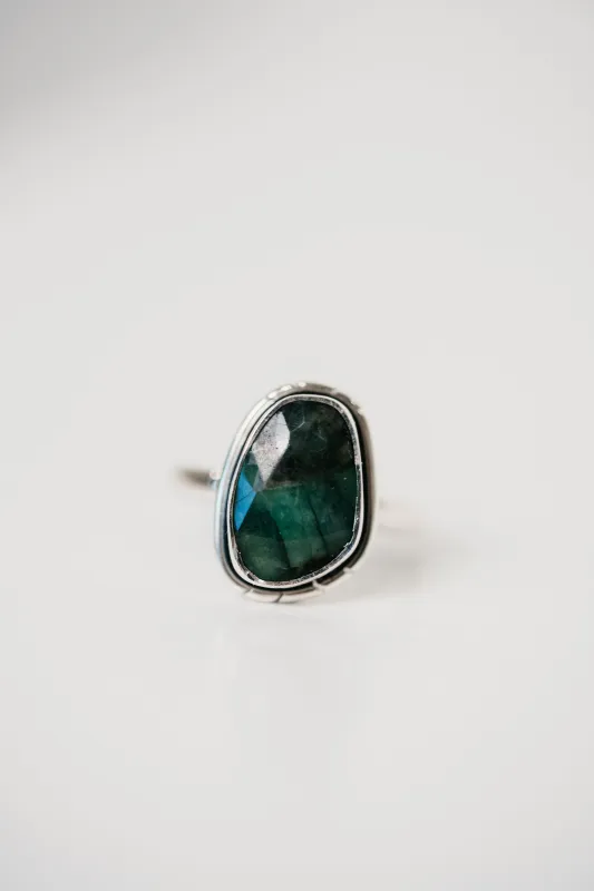 Vanity Ring | Emerald sold by Goldie Lew