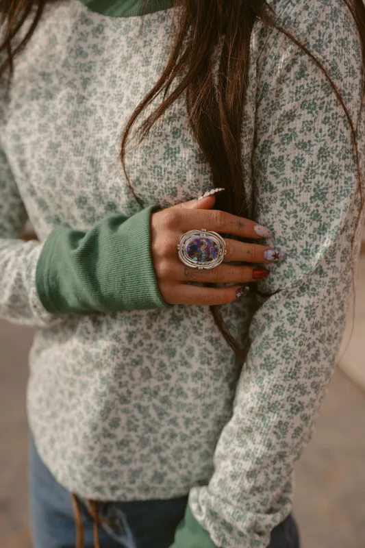 Knoxville Ring | Purple Spiny Turquoise sold by Goldie Lew