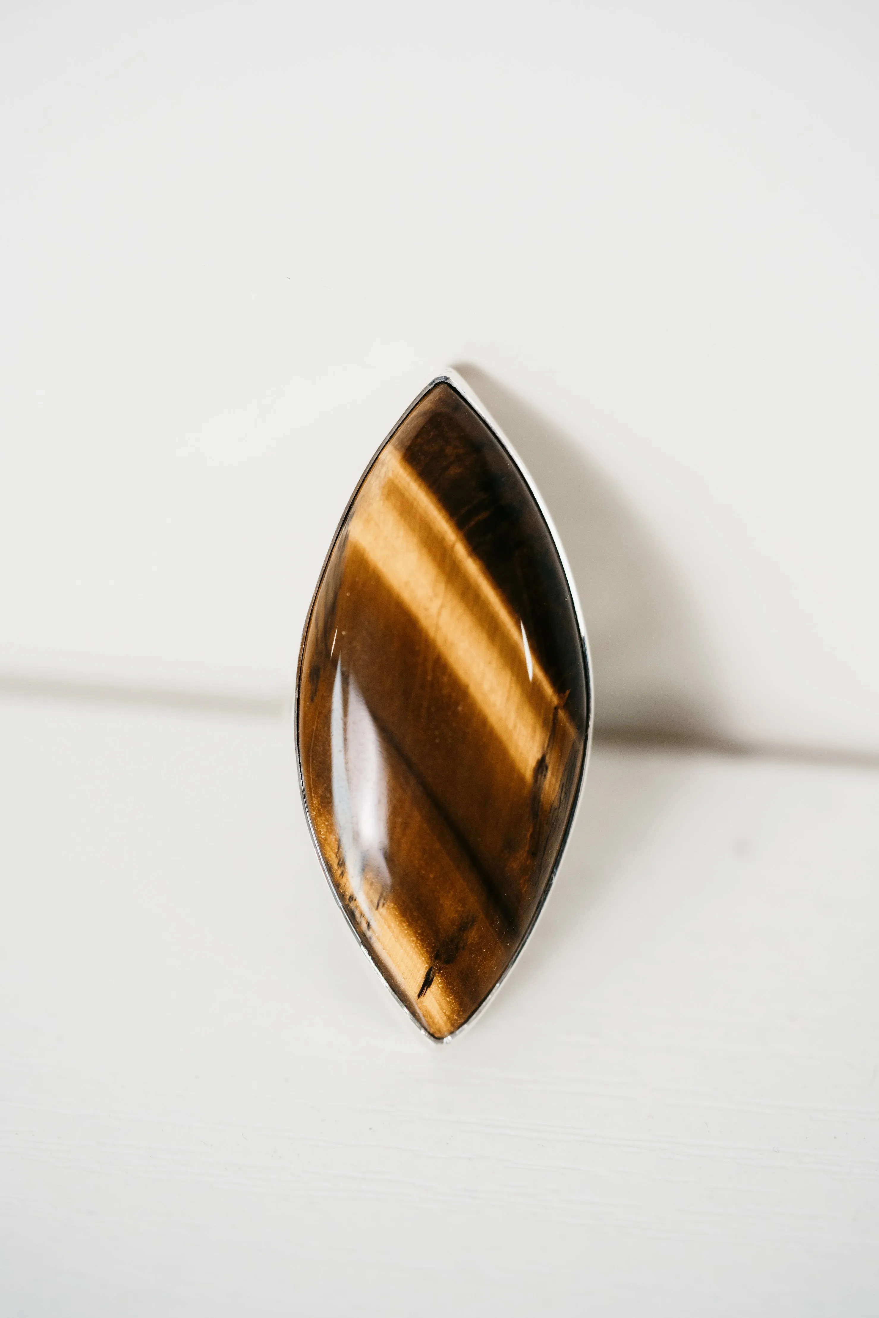 Gonzales Ring | Tiger's Eye sold by Goldie Lew product image thumbnail 4