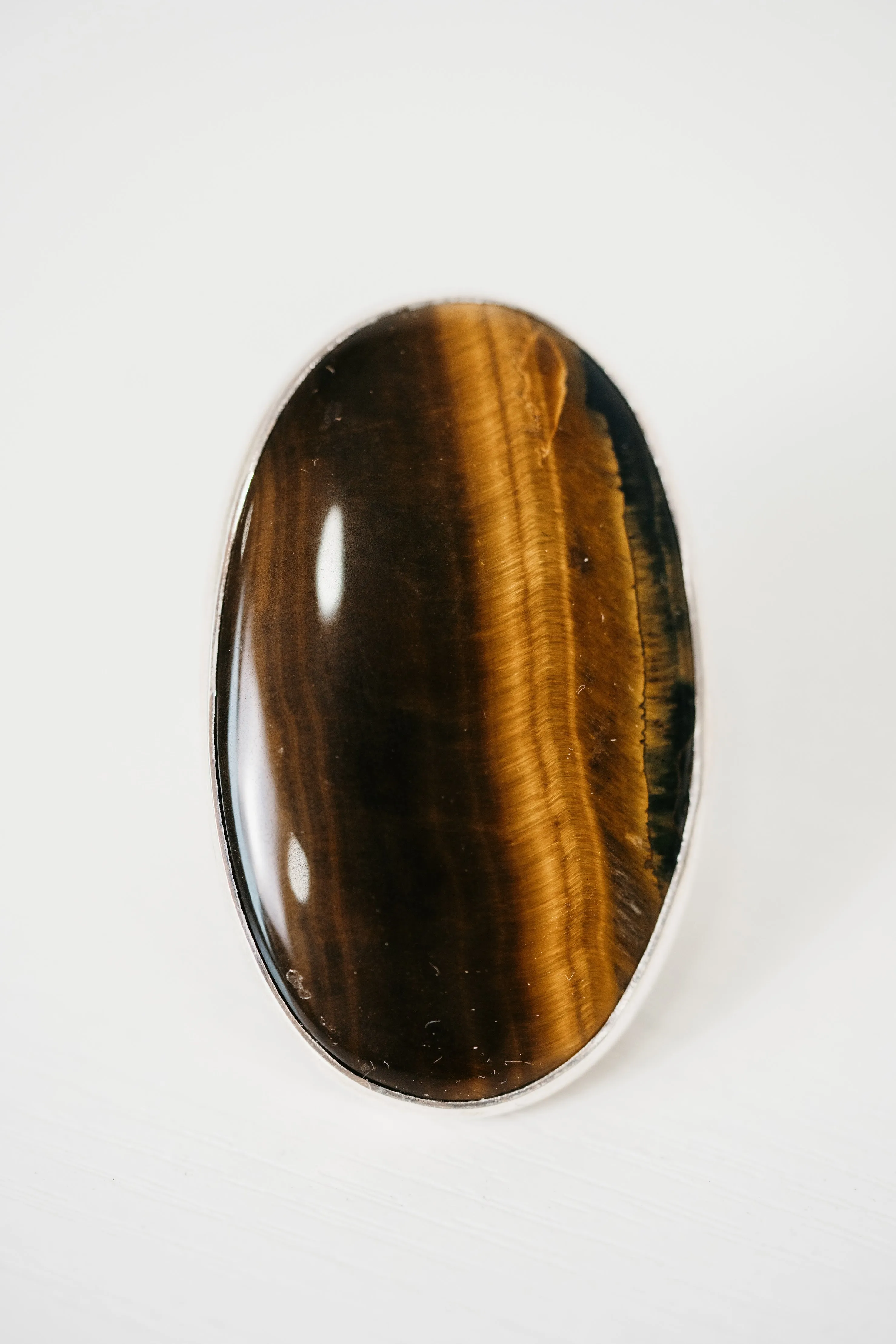 Gonzales Ring | Tiger's Eye sold by Goldie Lew product image thumbnail 3
