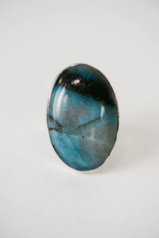 Rhode Ring | Arizona Chrysocolla sold by Goldie Lew