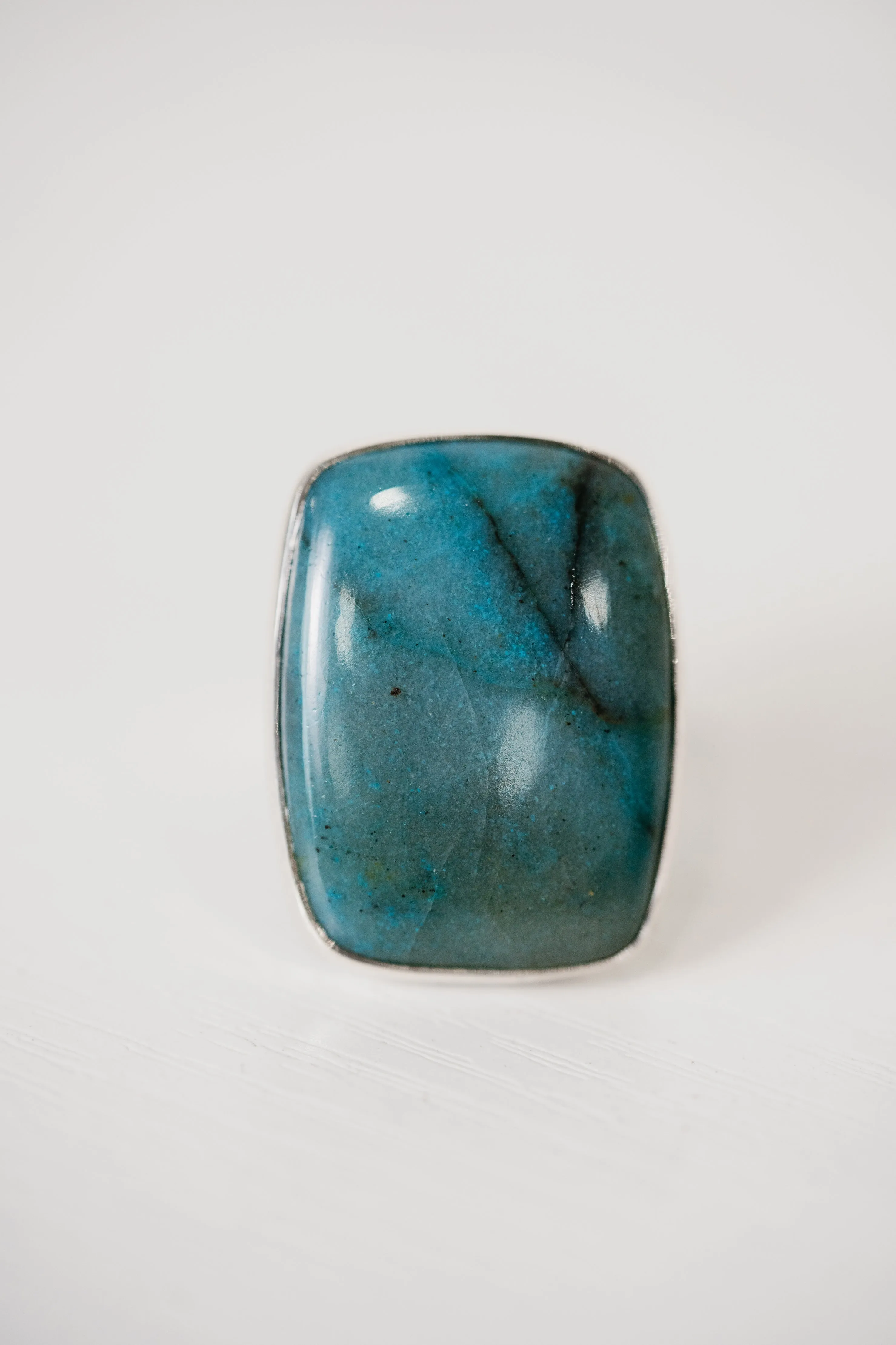 Rhode Ring | Arizona Chrysocolla sold by Goldie Lew product image thumbnail 3