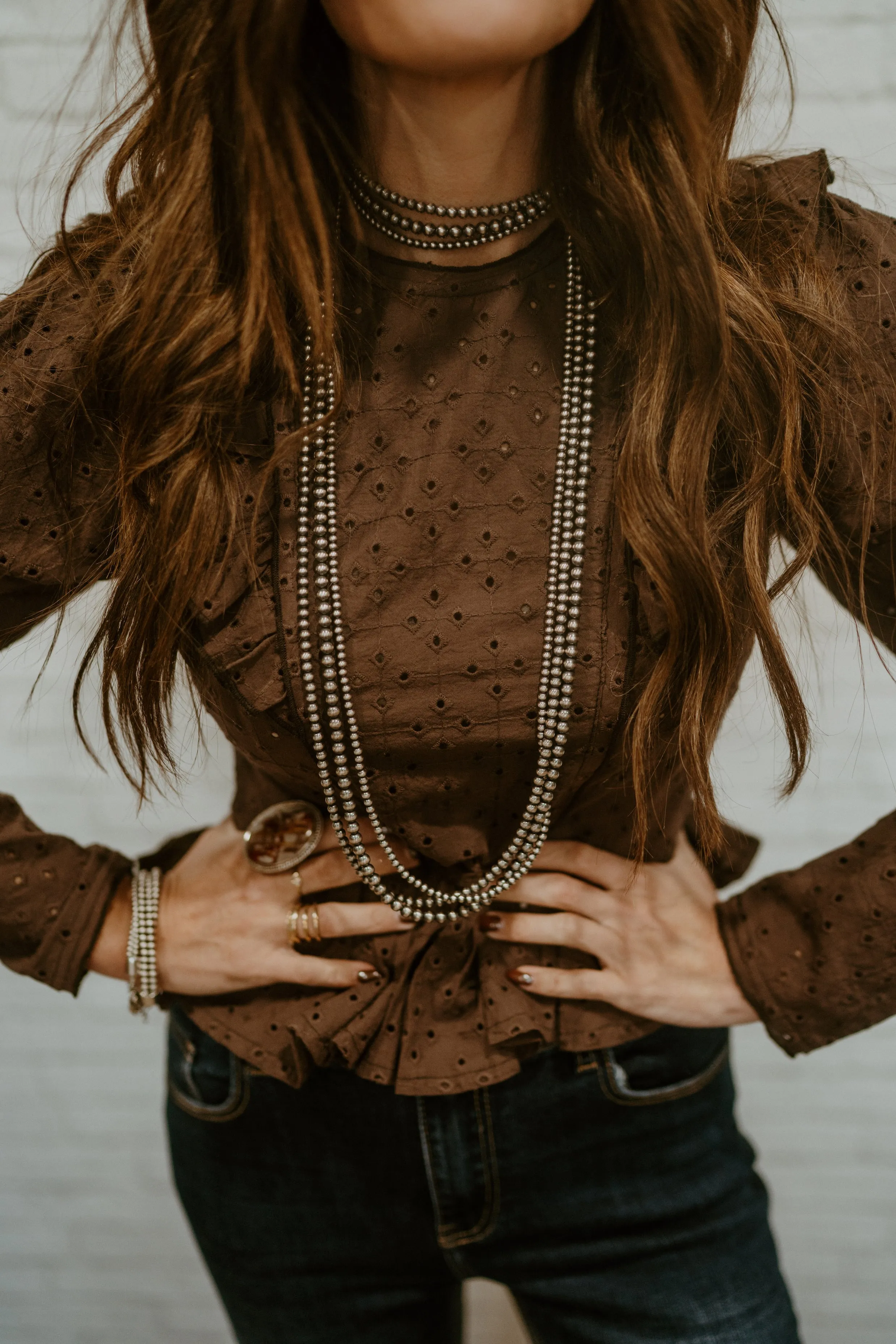 Maxine Necklace | 48 inch sold by Goldie Lew product image thumbnail 3