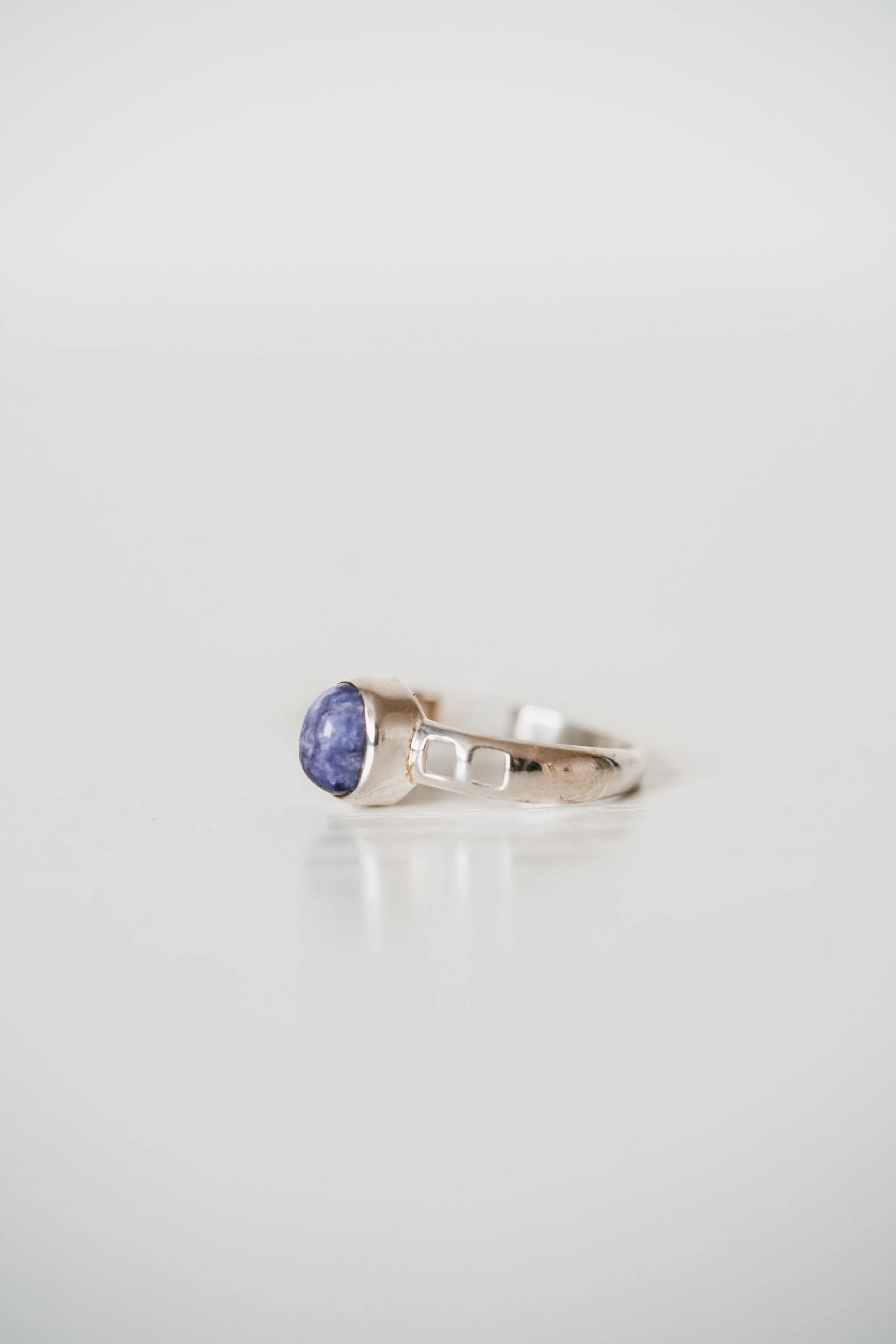 Xyla Ring | Purple Charoite sold by Goldie Lew product image thumbnail 5