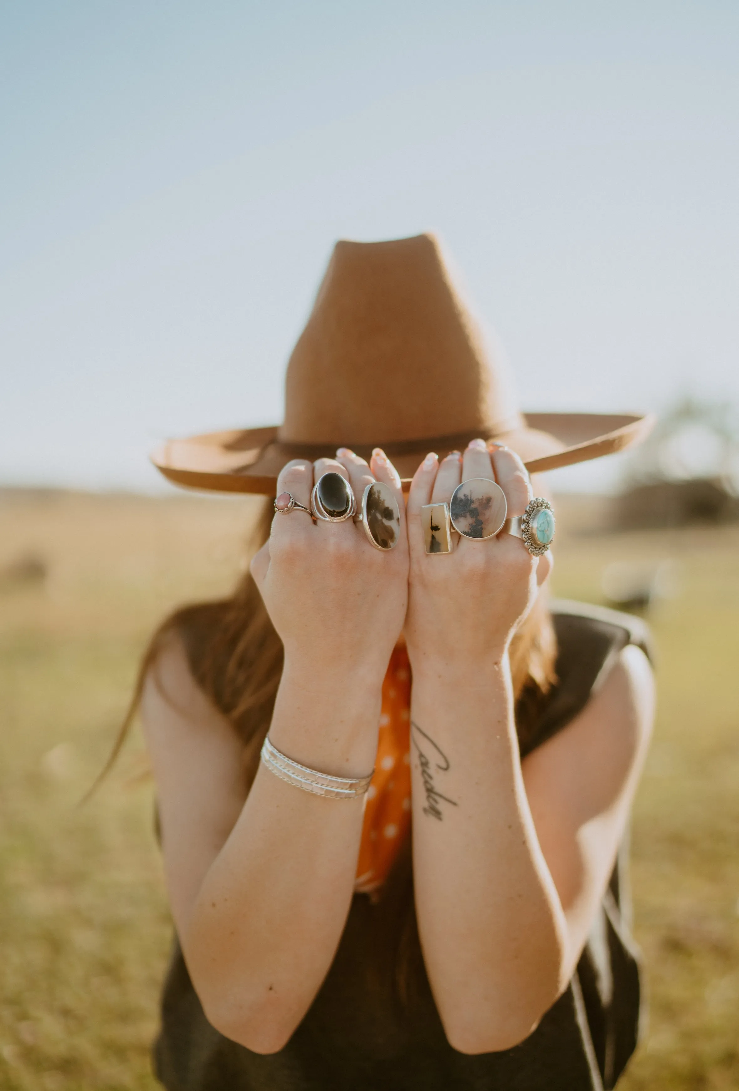 Kimber Ring | Small | Scenic Agate sold by Goldie Lew product image thumbnail 2