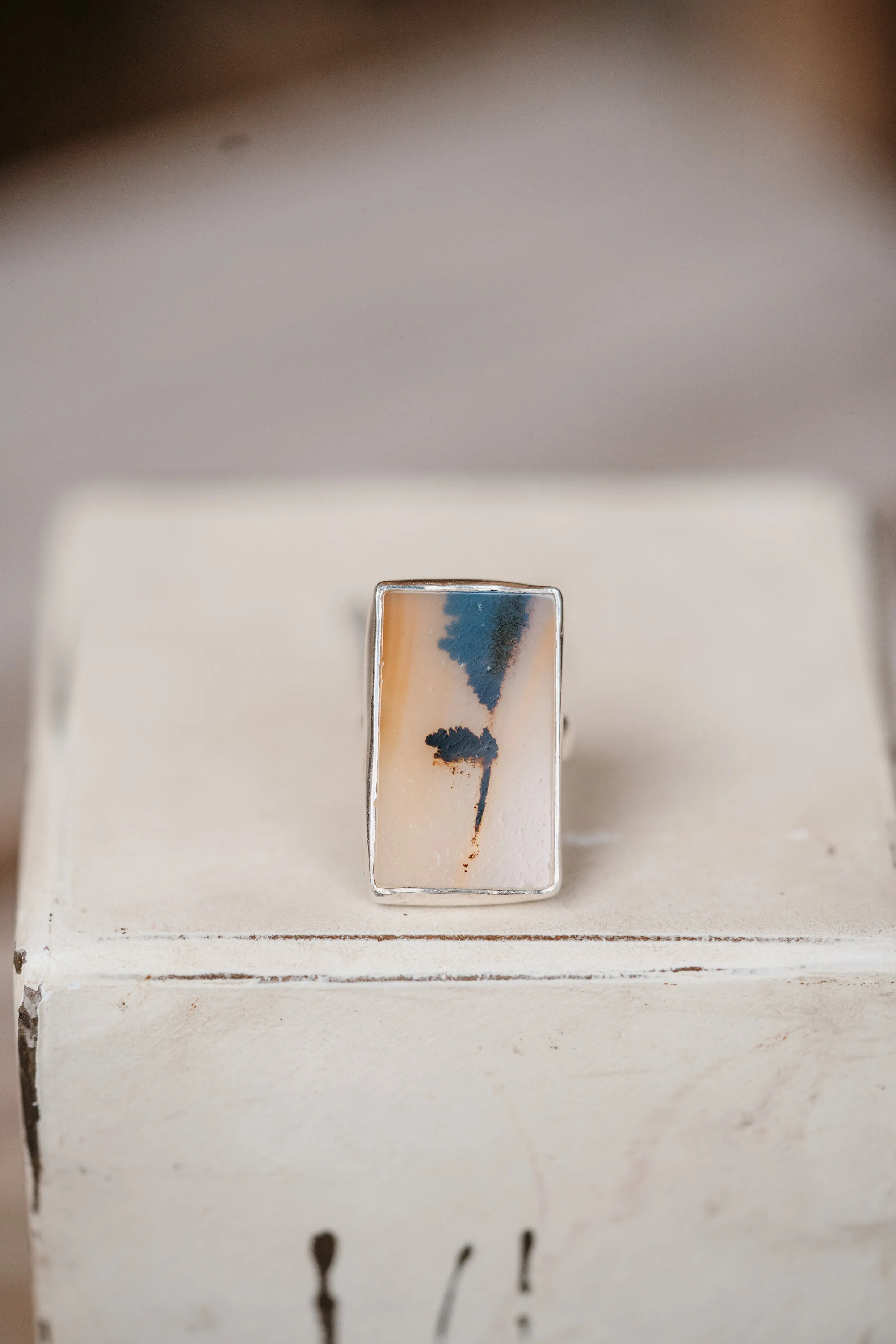 Kimber Ring | Small | Scenic Agate sold by Goldie Lew product image thumbnail 5