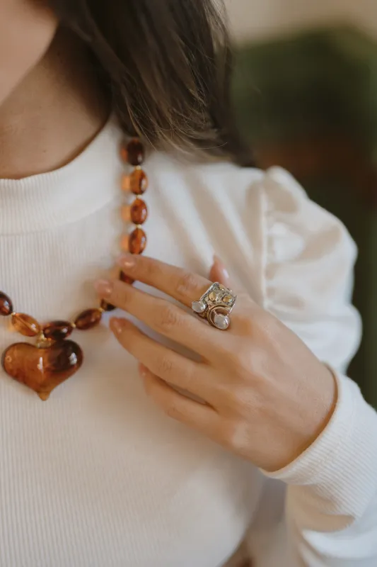 Romeo Ring | Moonstone made by Goldie Lew