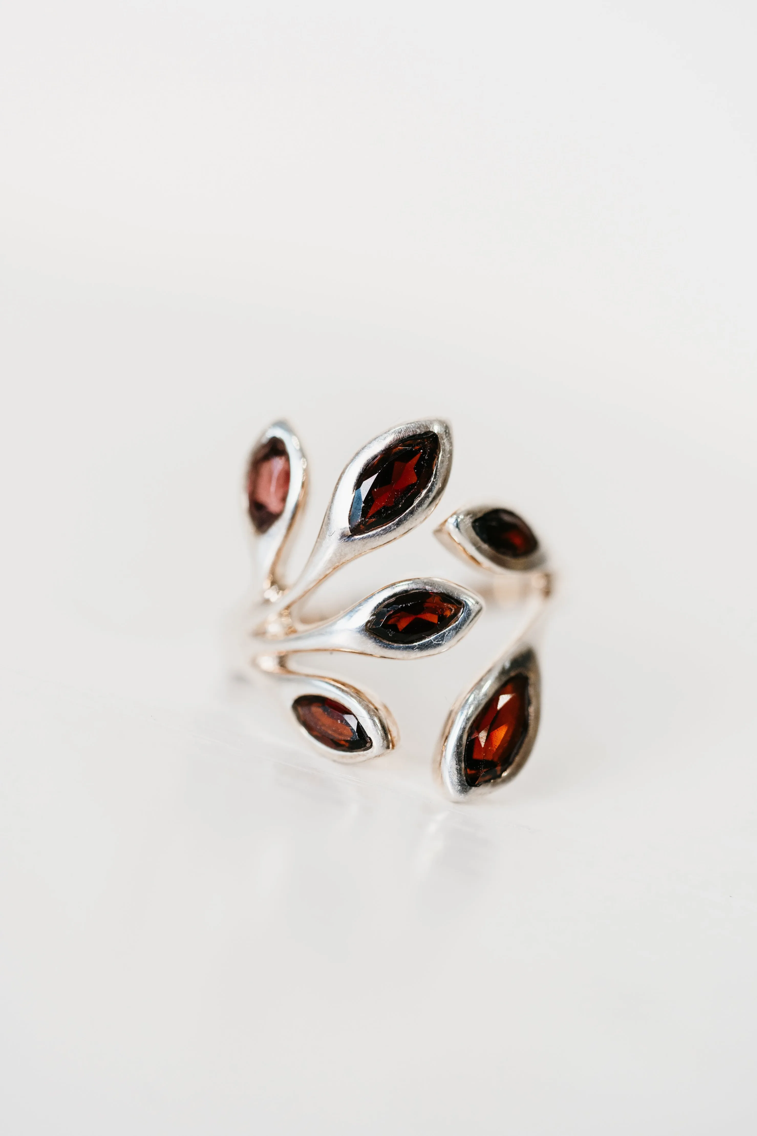 Blythe Ring | Red Garnet sold by Goldie Lew