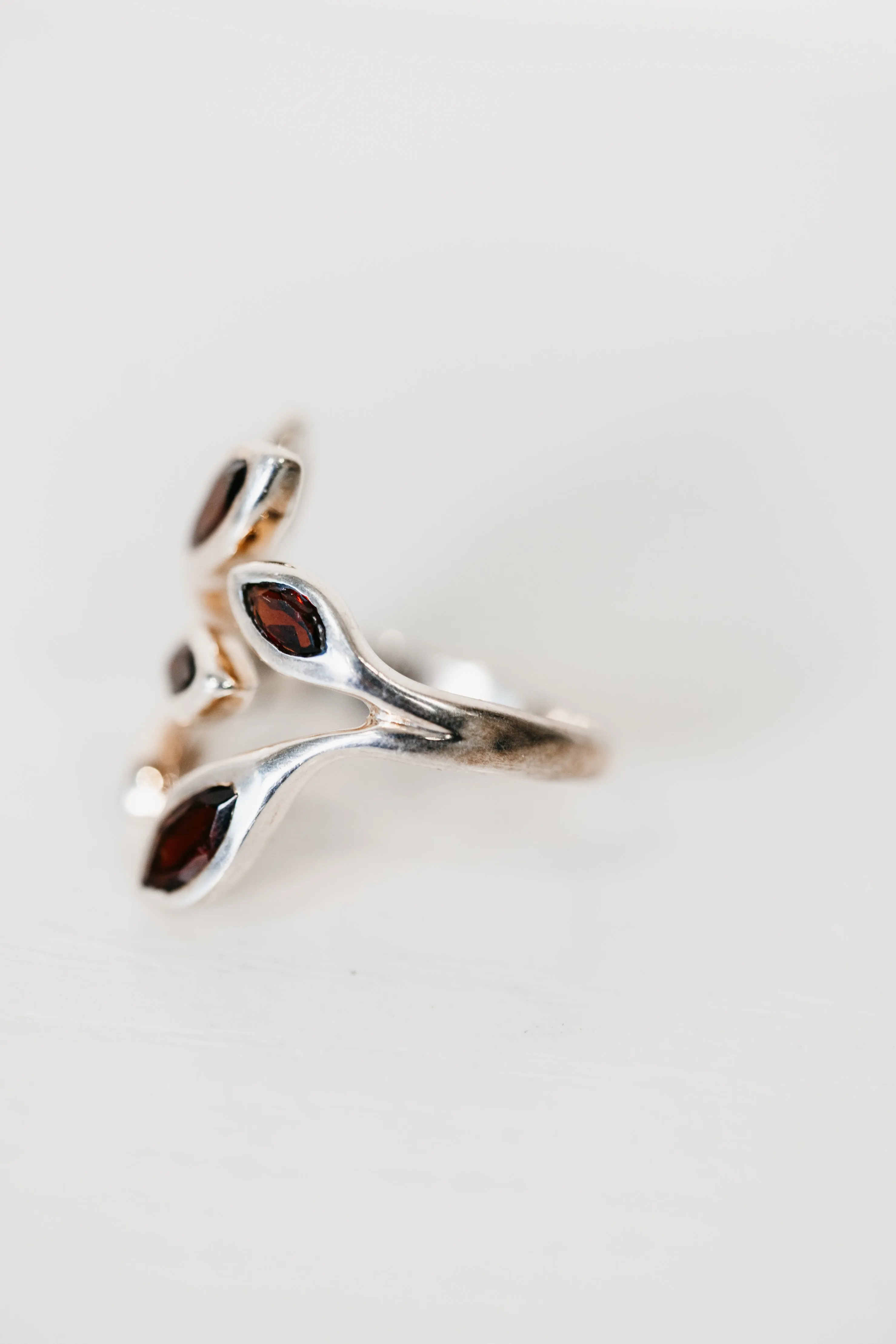 Blythe Ring | Red Garnet sold by Goldie Lew product image thumbnail 3